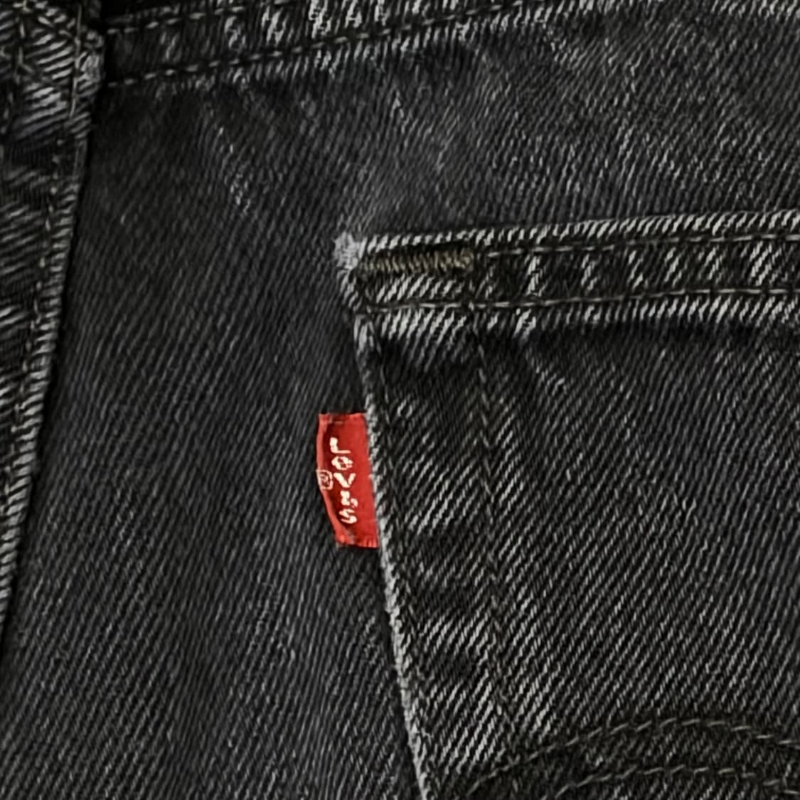 미국 빈티지 리바이스 501 블랙진 청바지 상품이미지8