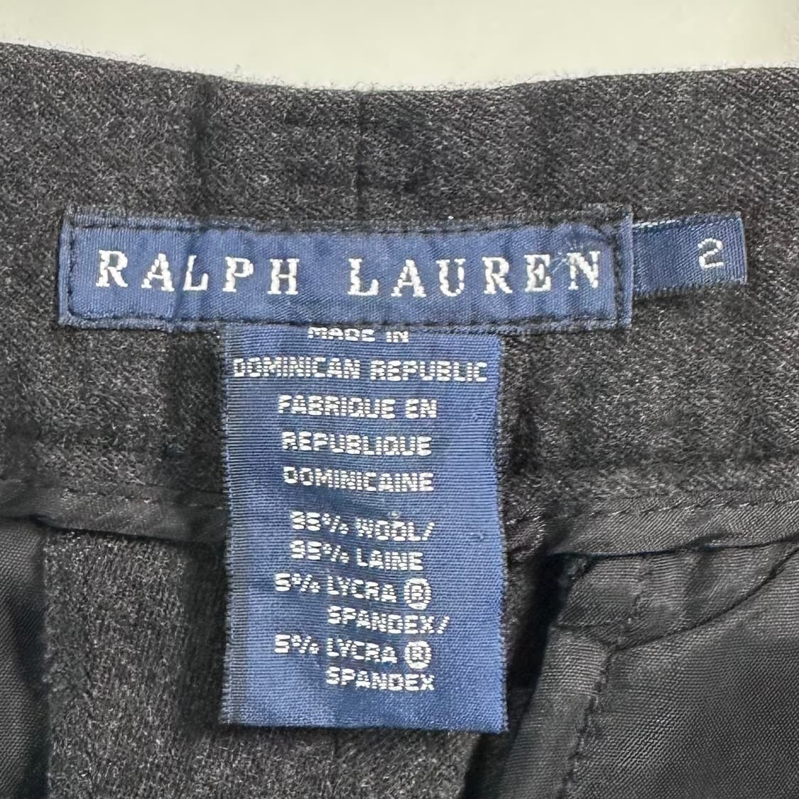 로렌 랄프로렌 챠콜 울 슬랙스 상품이미지5