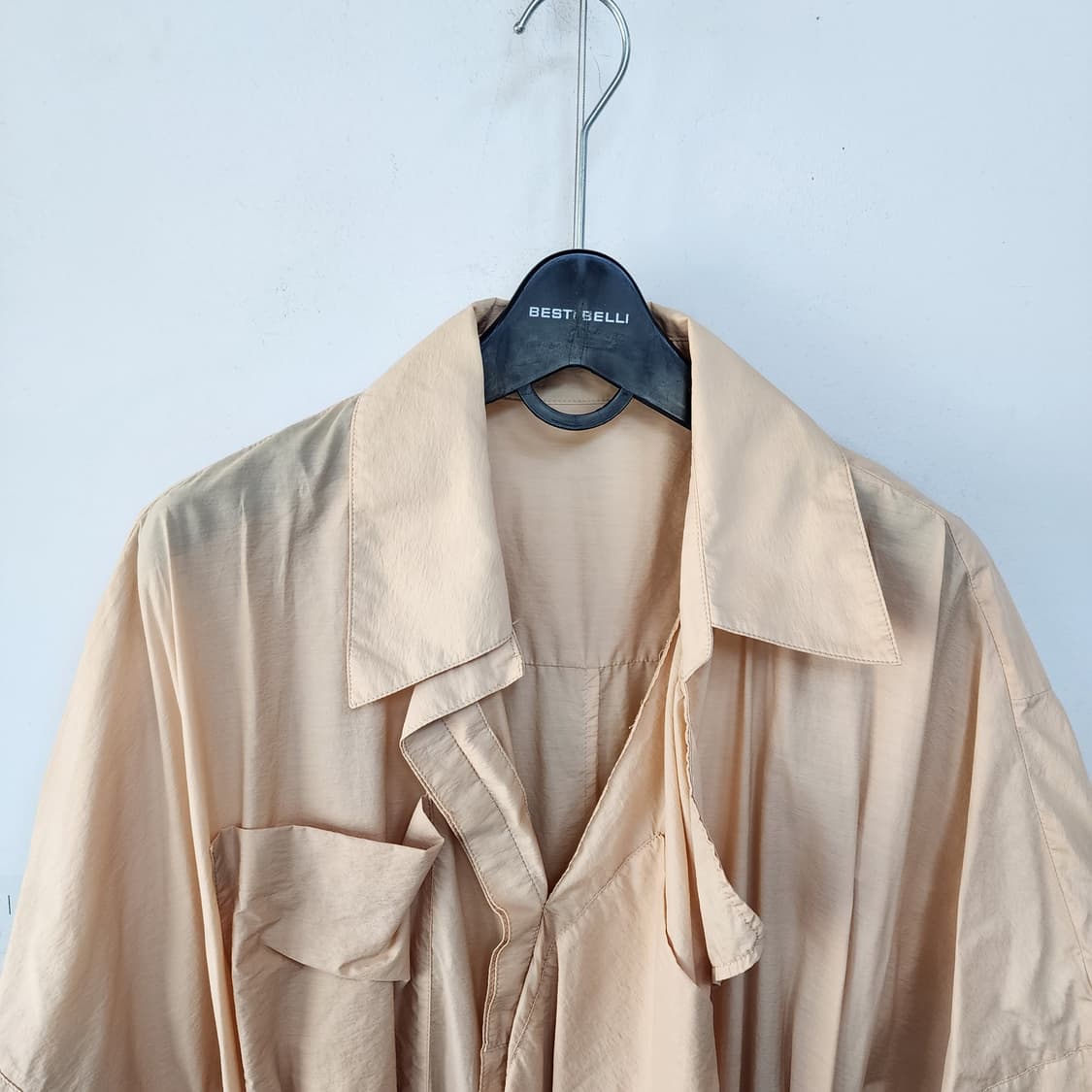 명품 러블리 반팔 셔츠 원피스 겸 트렌치 상품이미지2