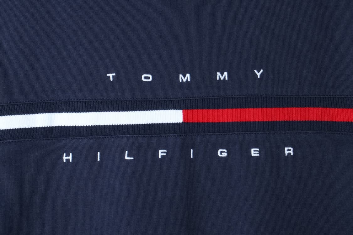 (L-XL) 타미힐피거 반팔 티셔츠 빅로고 네이비 올드스쿨-H30950 상품이미지5