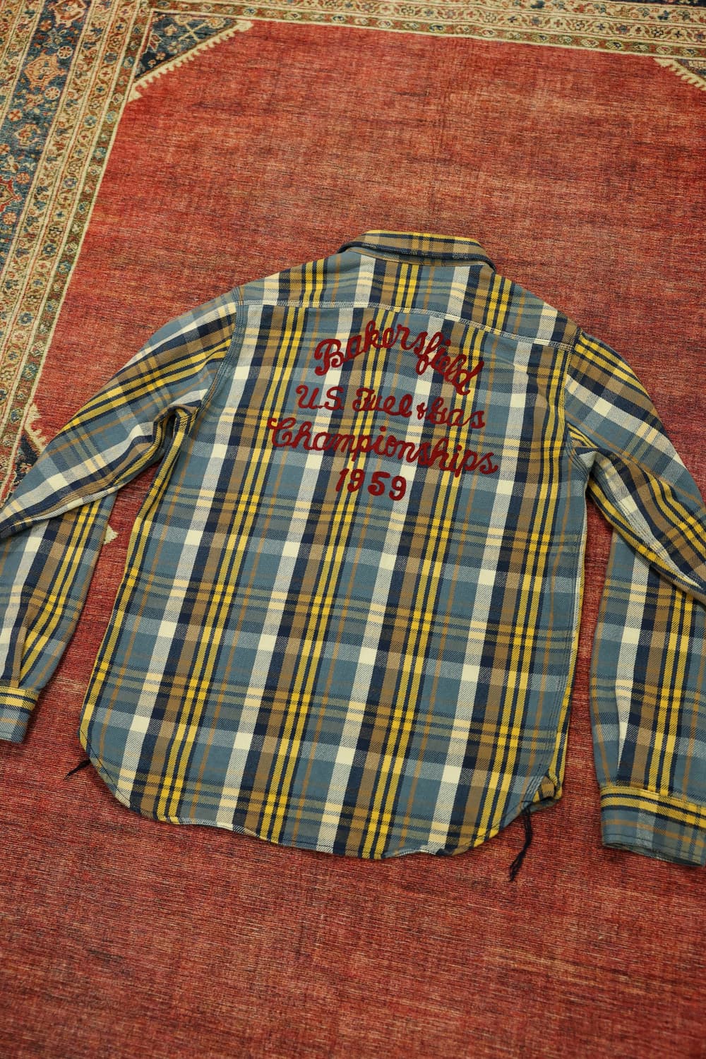 휴스턴 자수 체크 워크셔츠 판매 상품이미지10