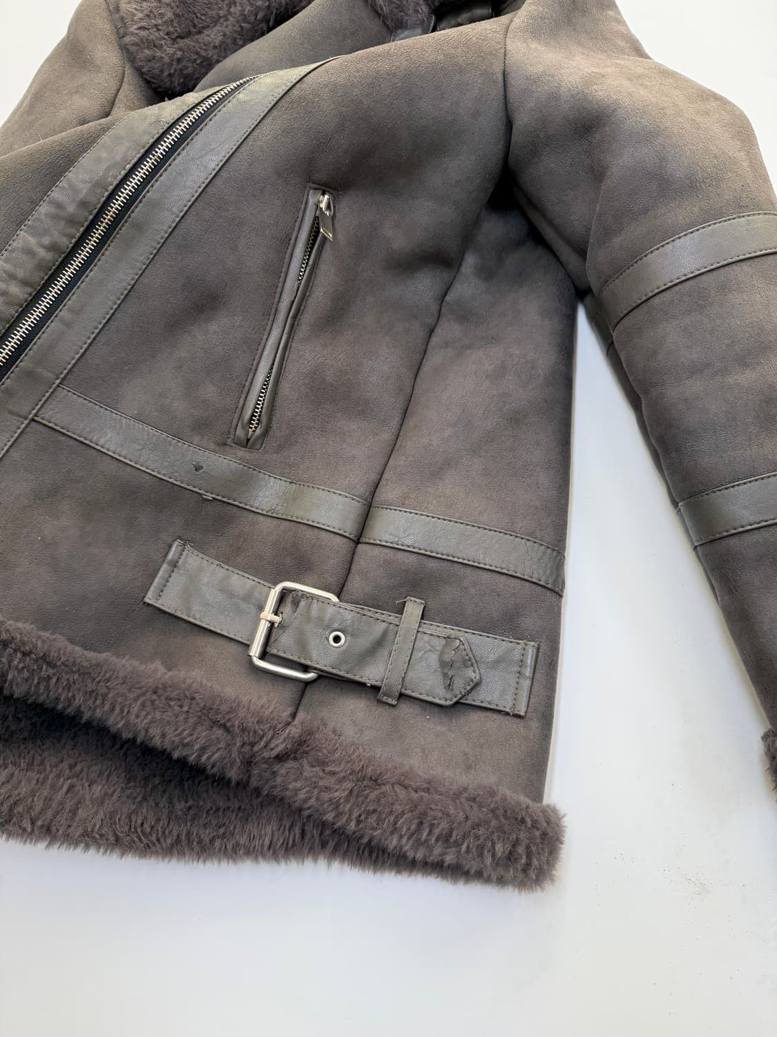 라이더핏 무스탕 자켓 상품이미지5