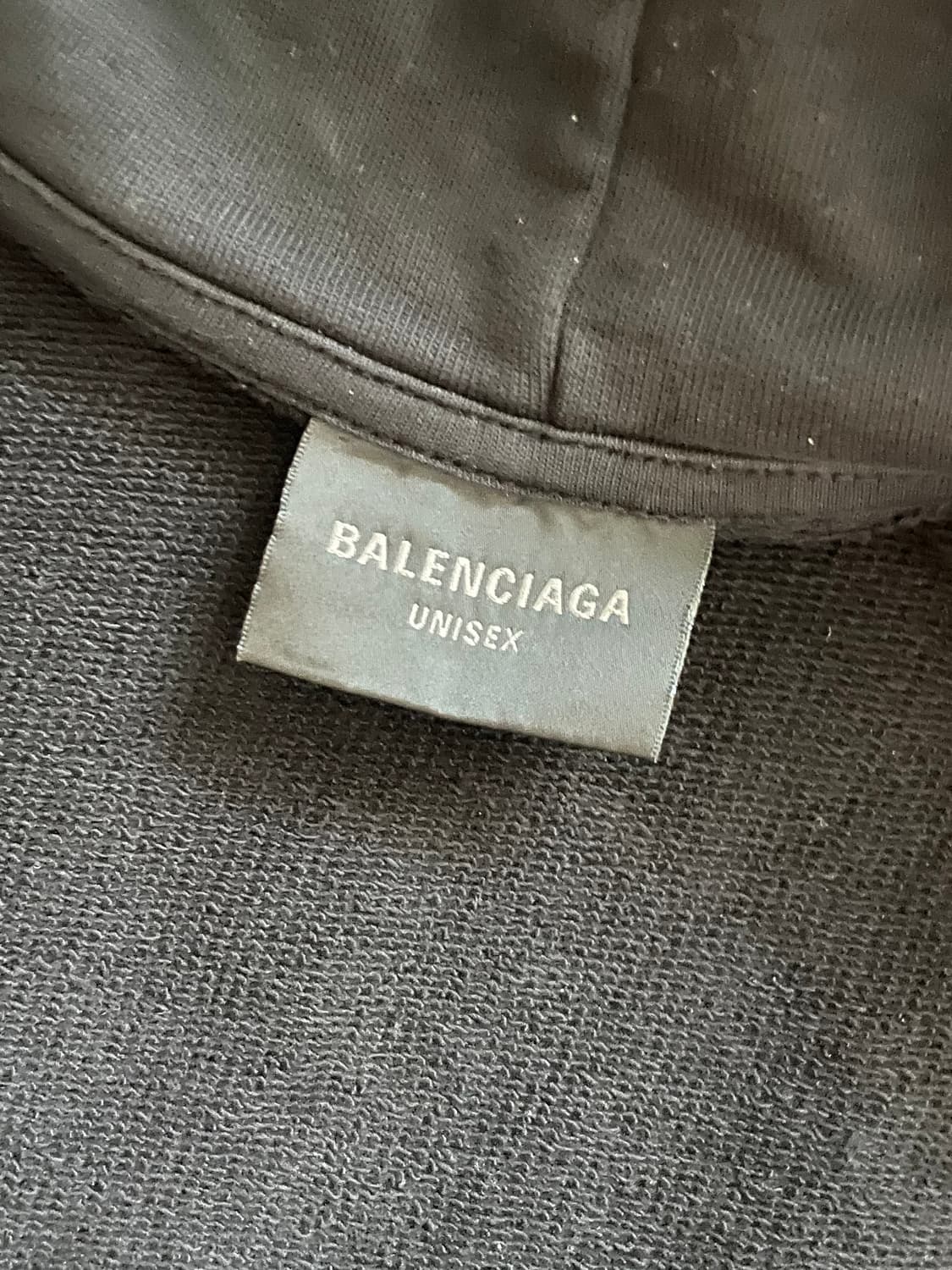 발렌시아가 머드 이펙트 오버사이즈 후드집업 상품이미지7