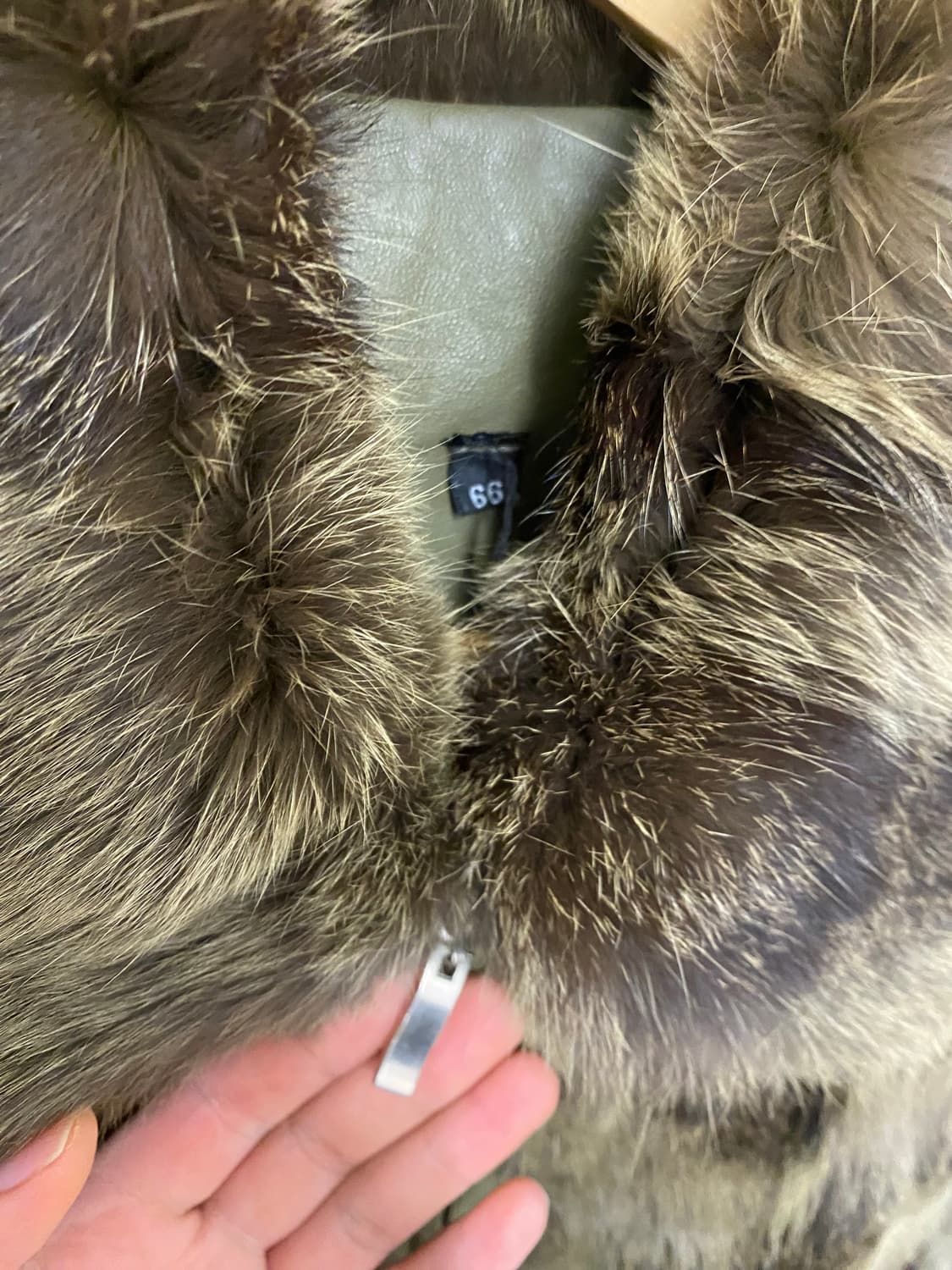 VTG leather grizzly Jacket 레더 그리즐리 퍼 자켓 상품이미지7