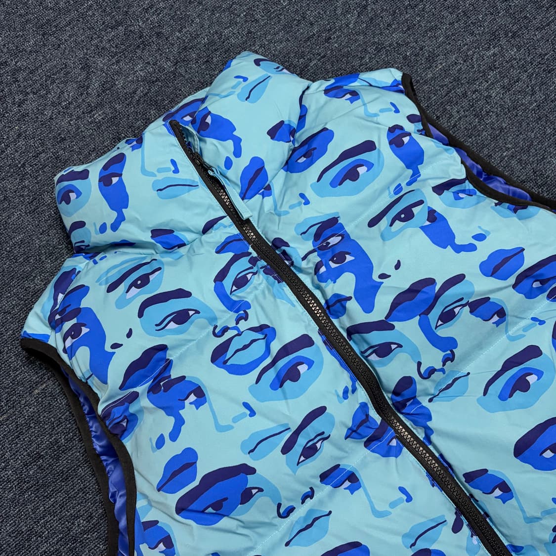 키드수퍼 페이스 카모 푸퍼 패딩 조끼 상품이미지2