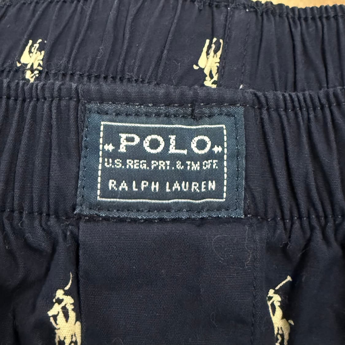 [정품/L] 폴로 랄프로렌 네이비 포니 패턴 잠옷 바지 b18 상품이미지5