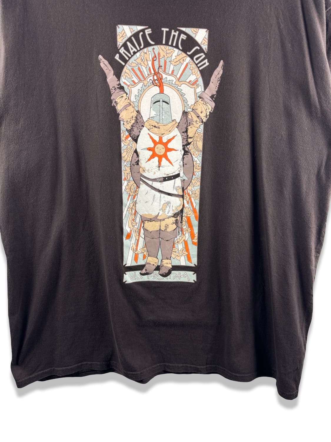 다크소울 Praise the Sun 티셔츠3449 상품이미지4