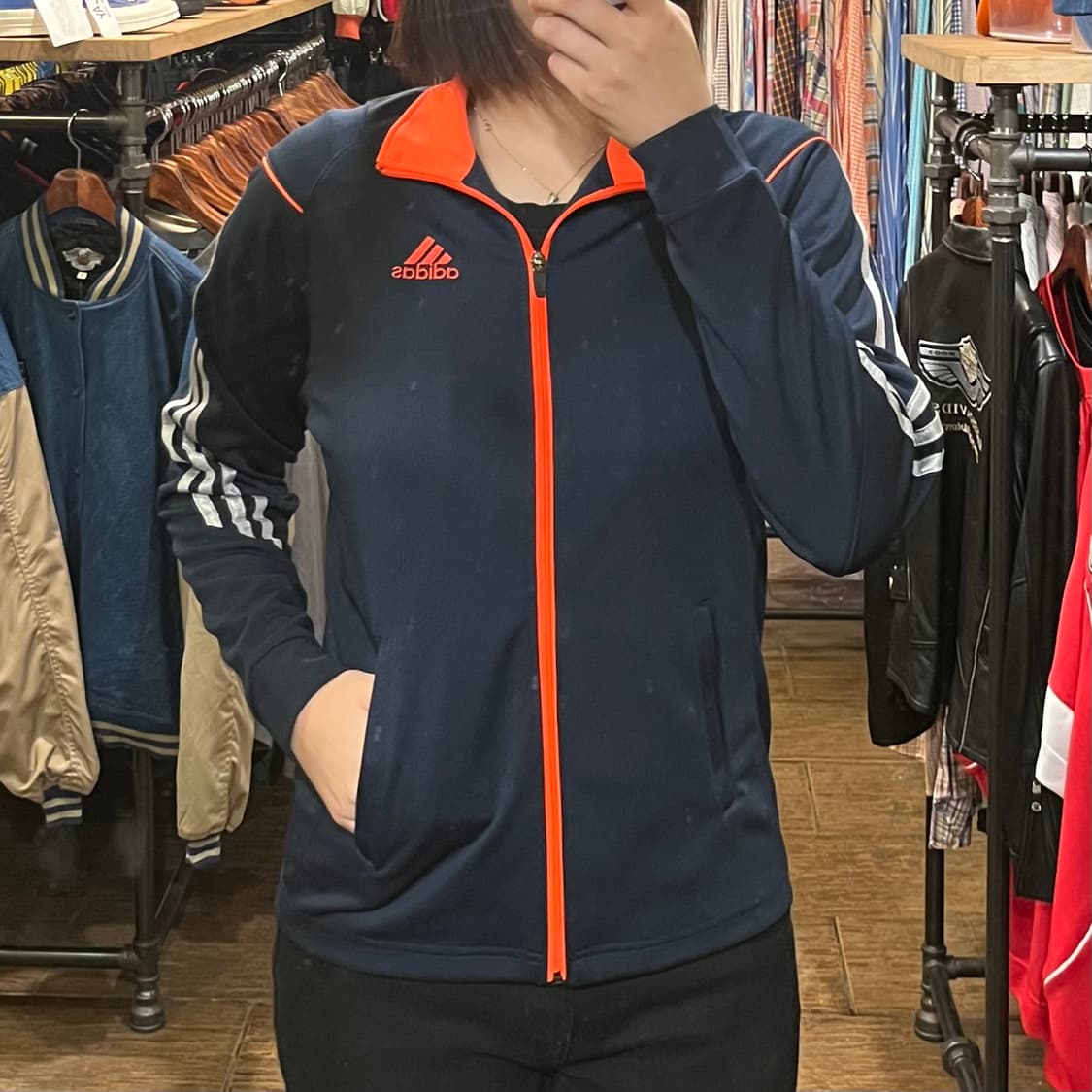 [HI] 아디다스 집업 네이비 상품이미지1