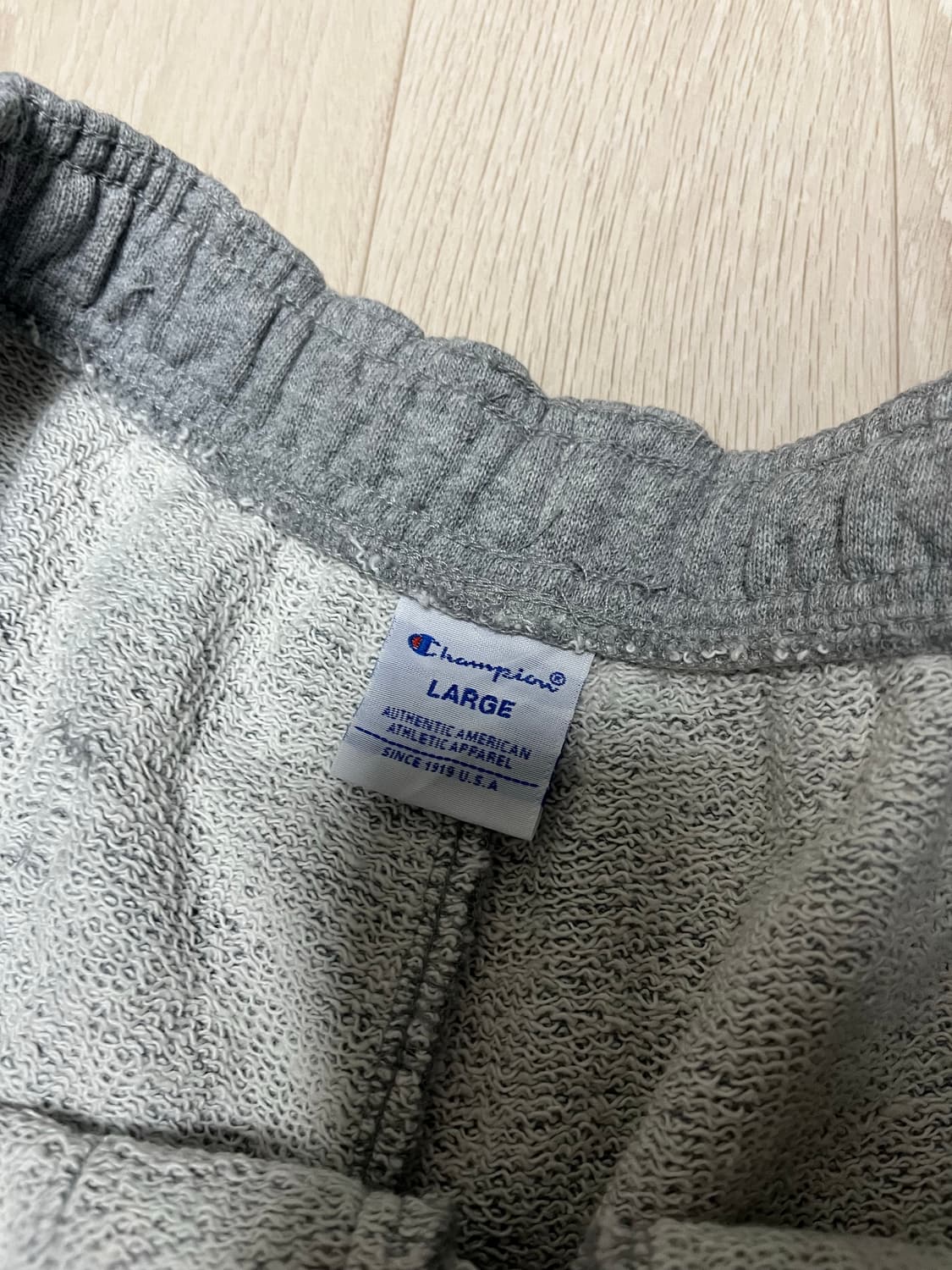 챔피온 C로고 와이드핏 스웨트 조거 팬츠 L 상품이미지3