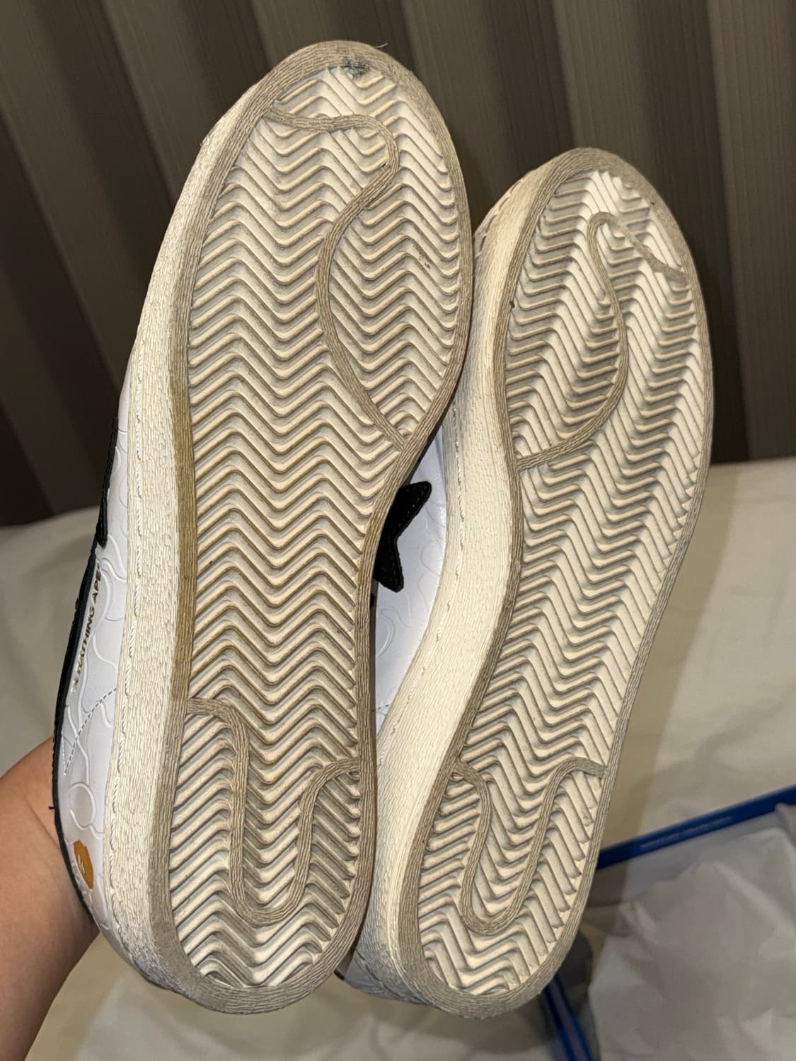 [285] 아디다스 x 베이프 슈퍼스타 (빈티지 클라우드 화이트) 상품이미지4