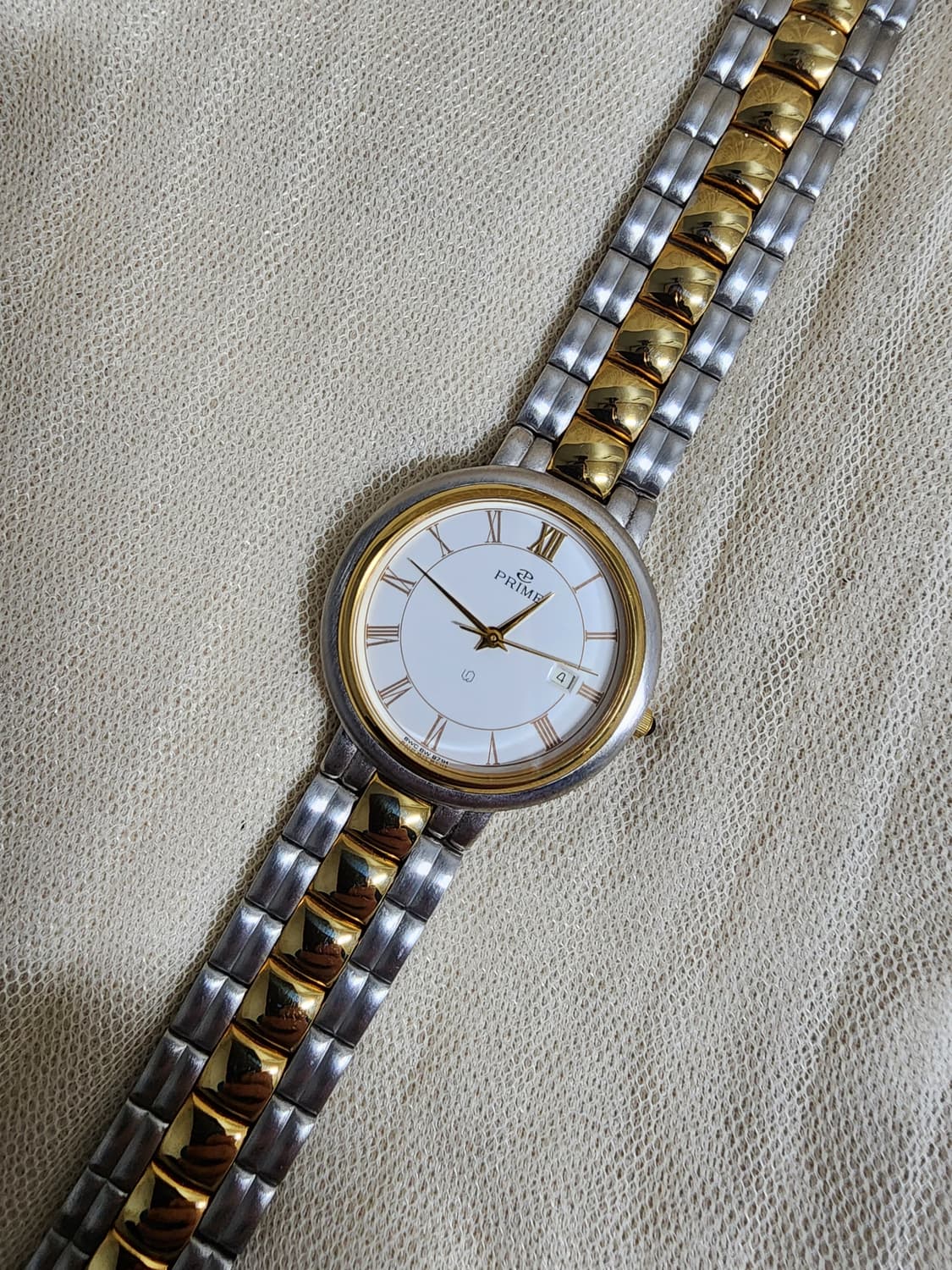 빈티지 삼성 프라임 콤비 시계 메탈 시계 상품이미지4