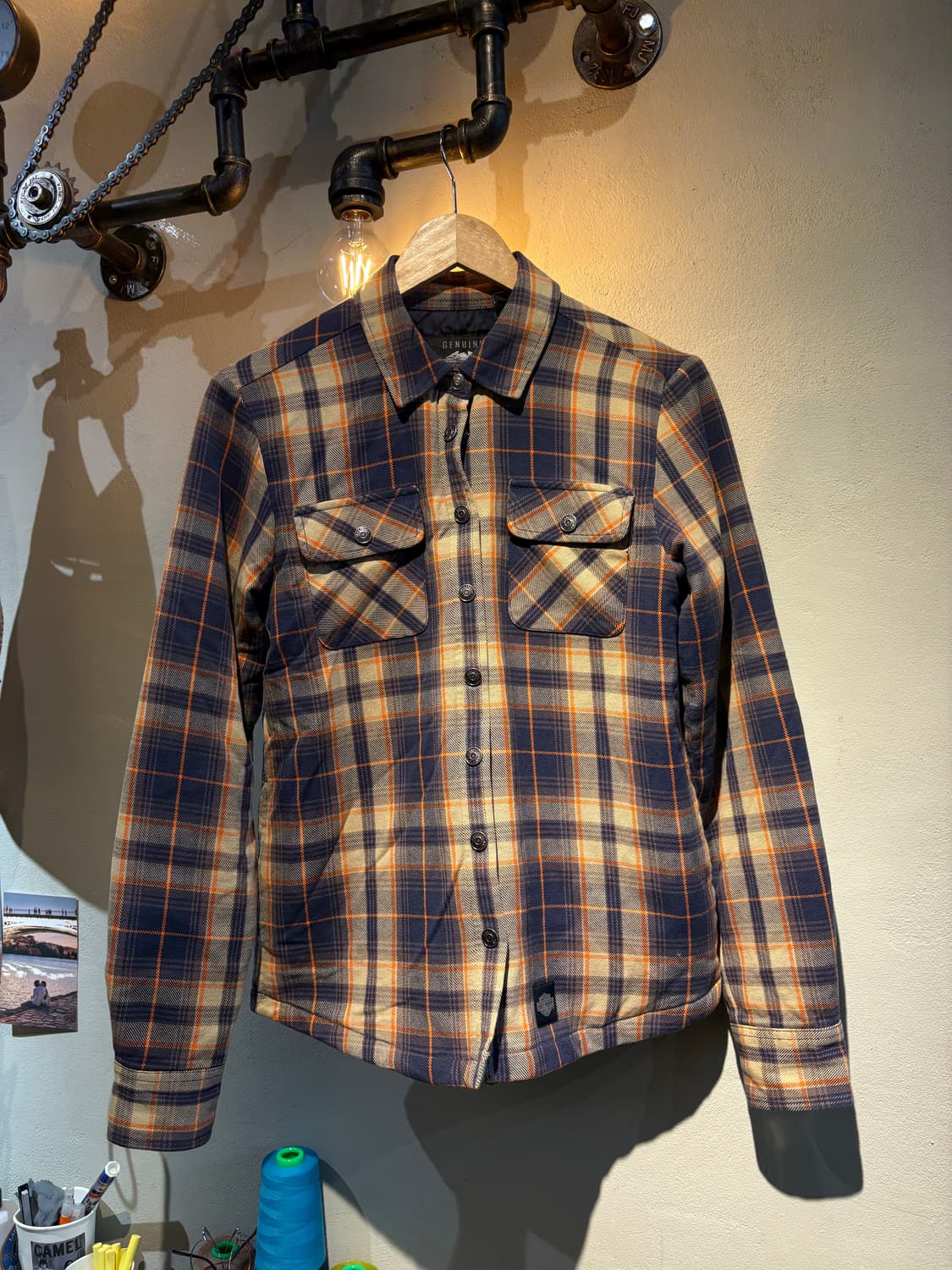 HARLEY-DAVIDSON 플란넬 체크 셔츠 자켓 상품이미지1