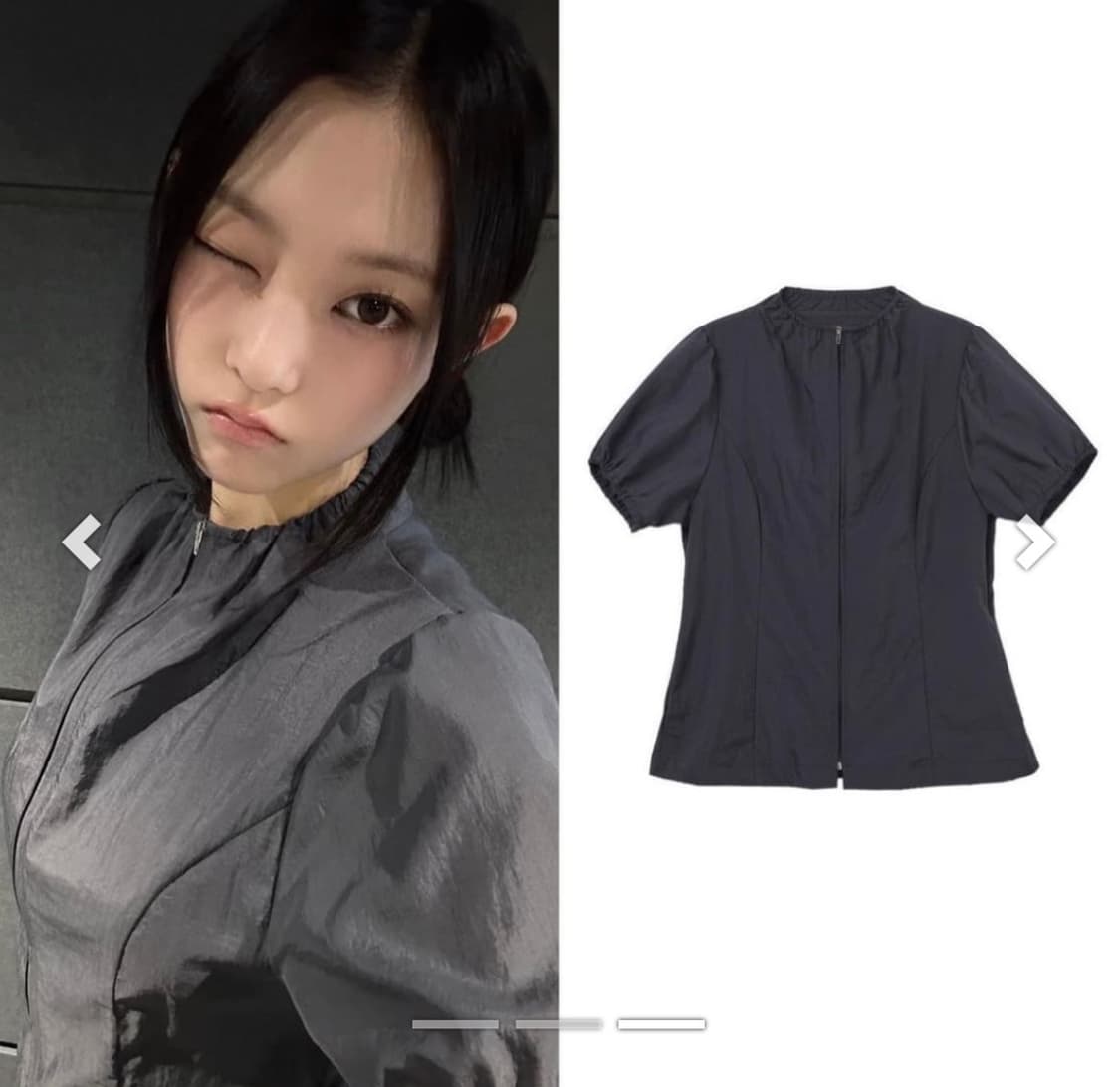 (뉴진스해린착용) 페스토 셔링 집업 자켓 상품이미지1