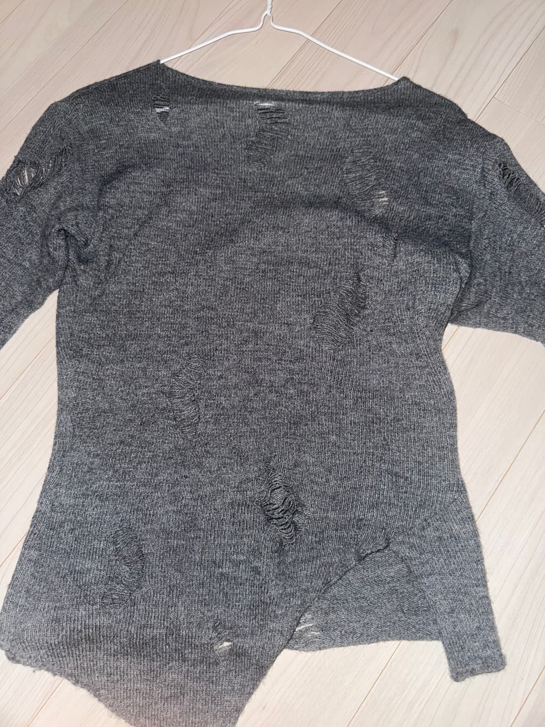 그레이 니트 상품이미지1