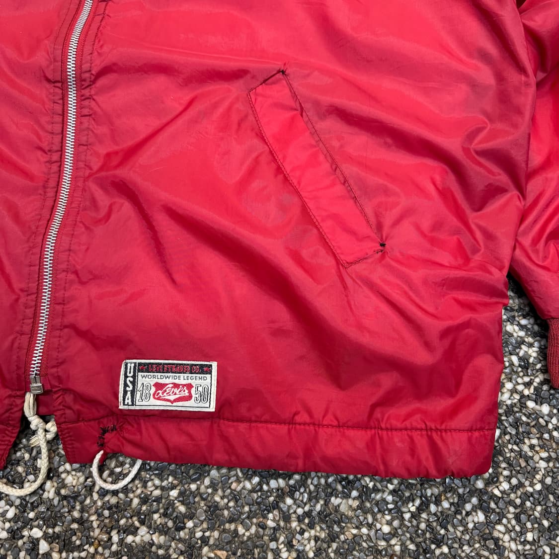 90s 리바이스 올 아메리칸 스포츠 리그 자켓 (XL)   상품이미지7