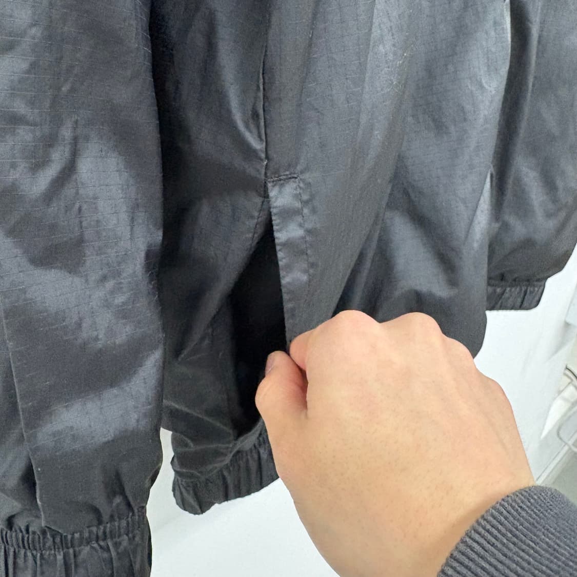 나이키 블랙 바람막이 리버시블 플리스 남/L 상품이미지3