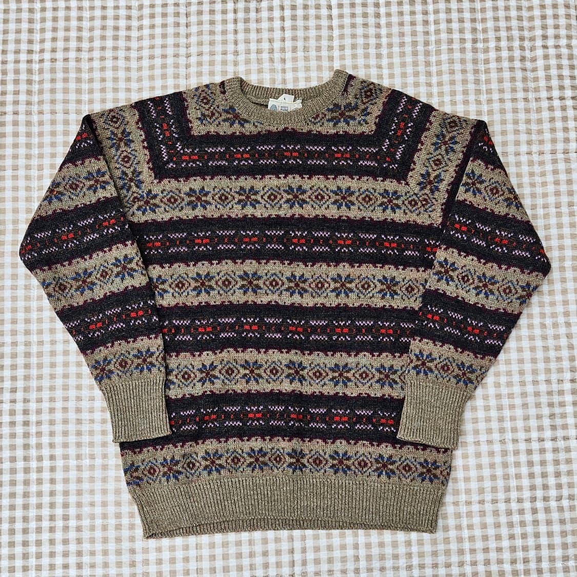 예쁜 울100 니트 스웨터 남자100 상품이미지1