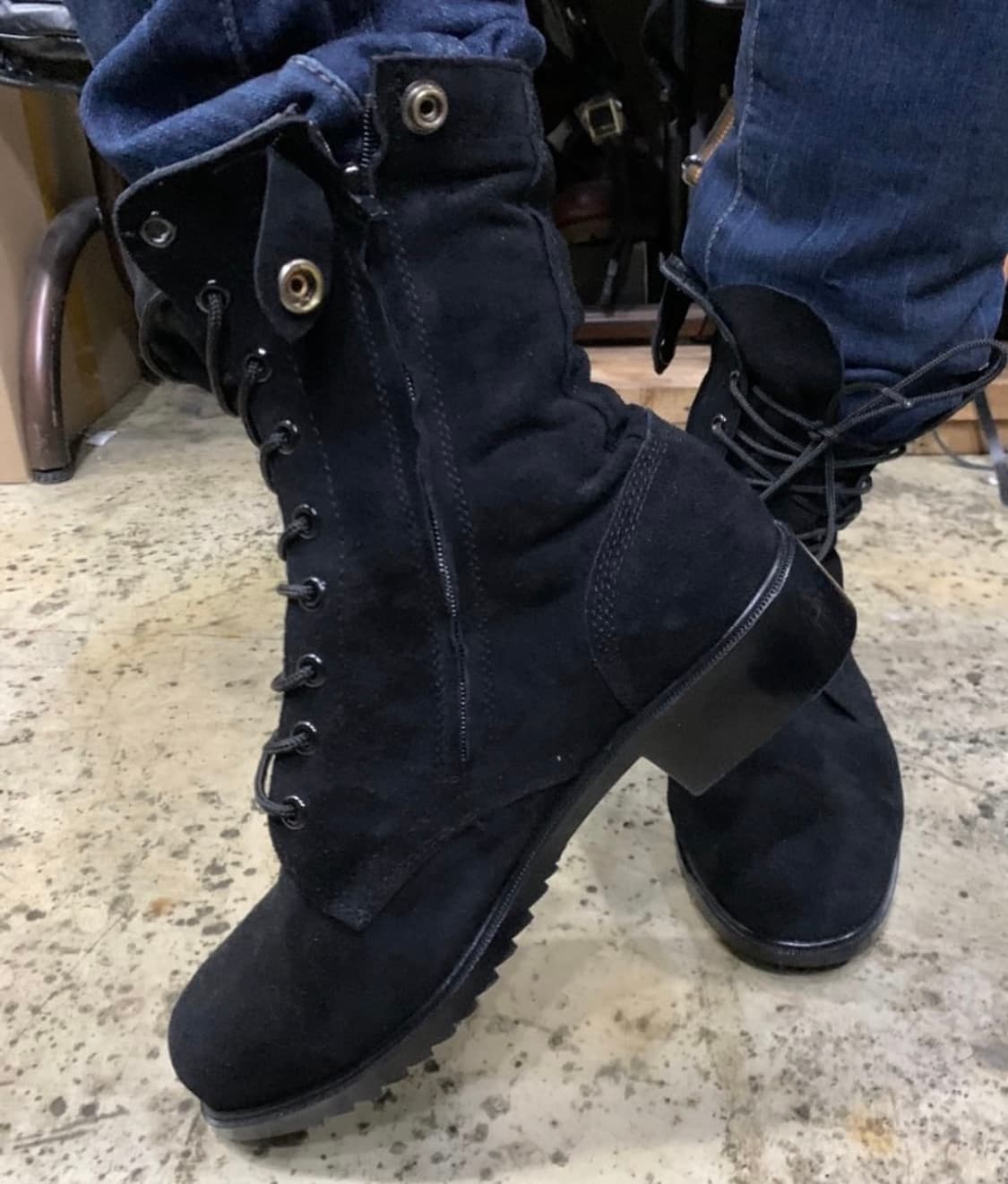 스웨이드 컴뱃 워커  상품이미지3