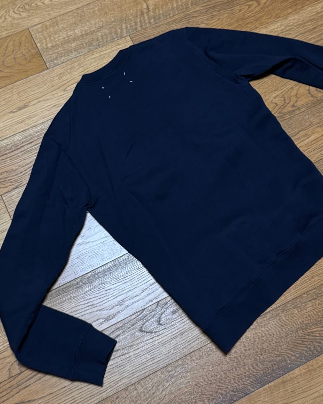 마르지엘라 스티치 아일렛 맨투맨 그린/네이비 48 사이즈 상품이미지2