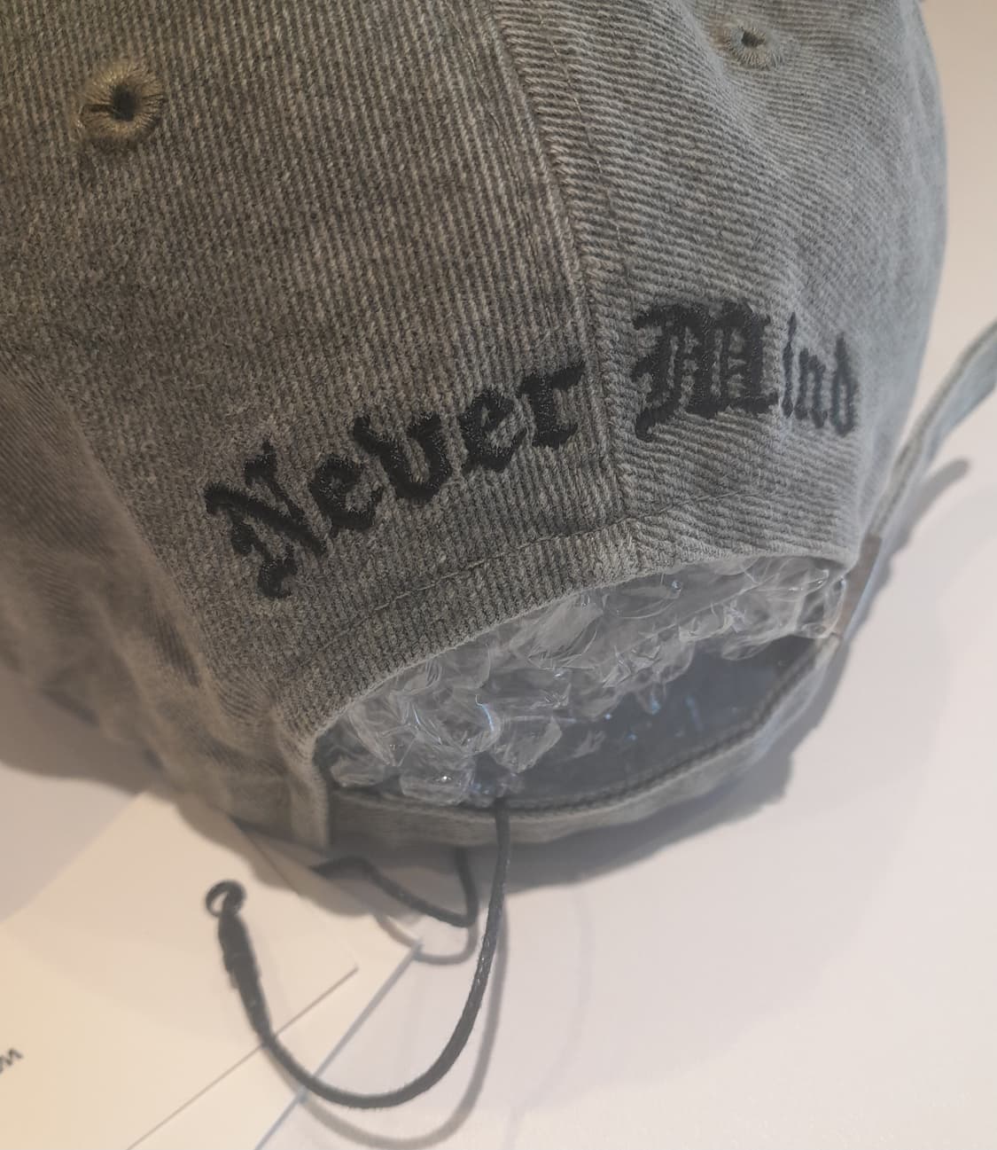 💥(새상품) 아웃스탠딩 워싱 볼캡 (카키)
 상품이미지4