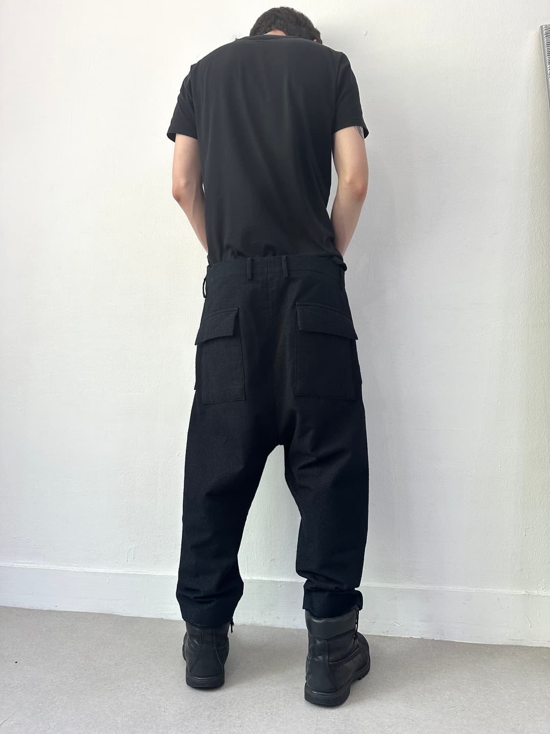 릭오웬스 17FW 글리터 오버 사루엘 팬츠 블랙 상품이미지2