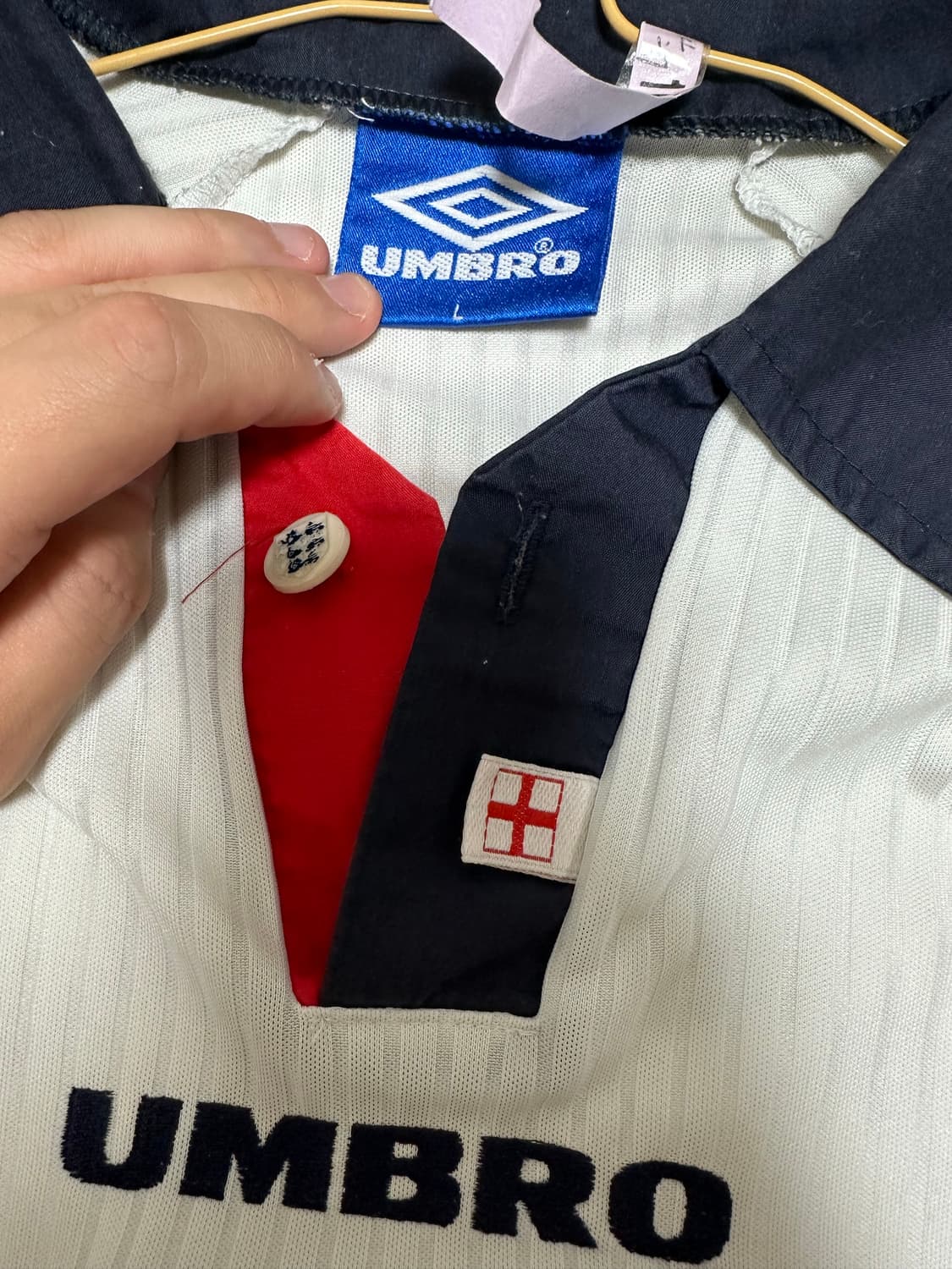 잉글랜드 97-98 축구 국가대표 홈 유니폼 베컴 상품이미지3