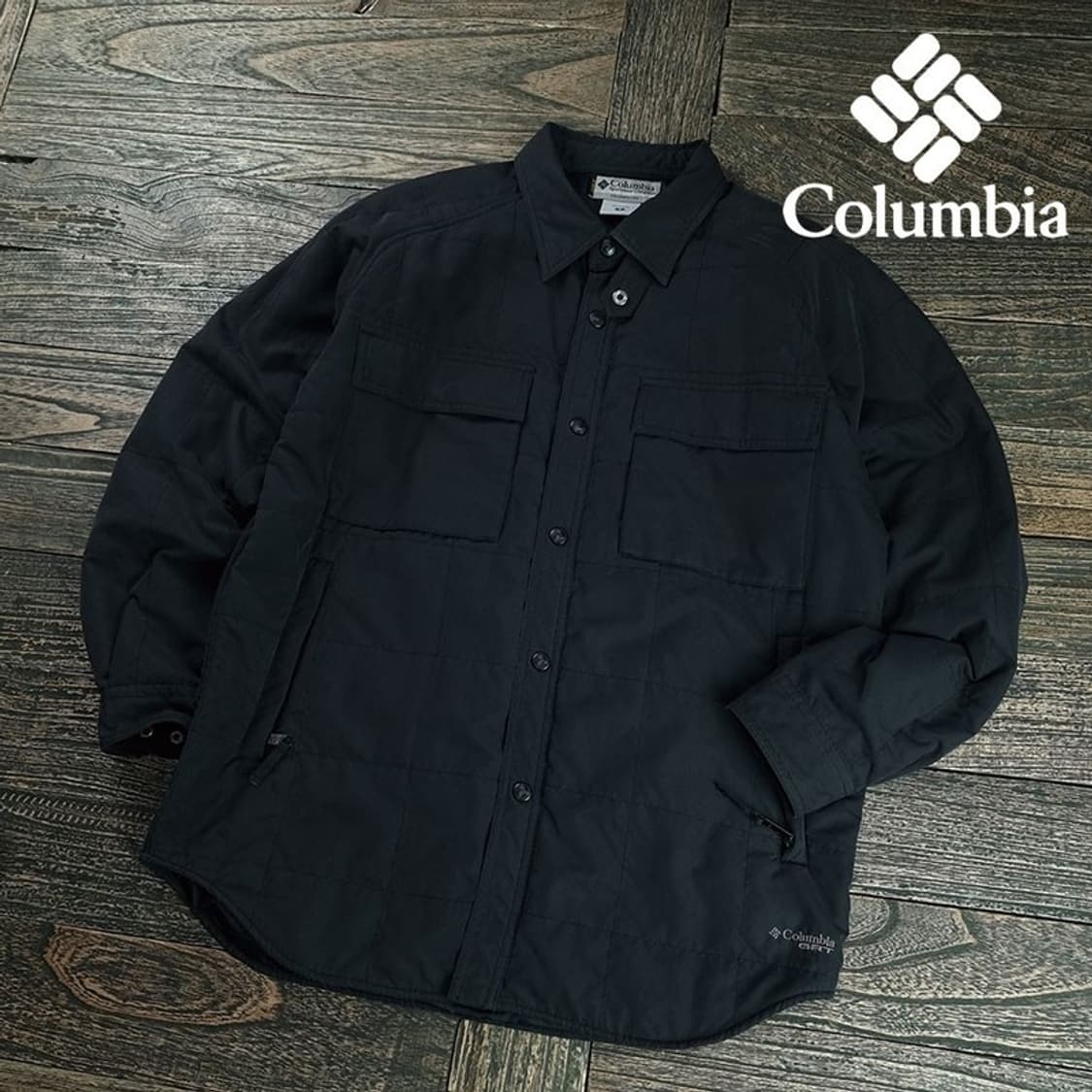 [컬럼비아] 투포켓 셔츠 자켓 블랙 M19966 상품이미지1