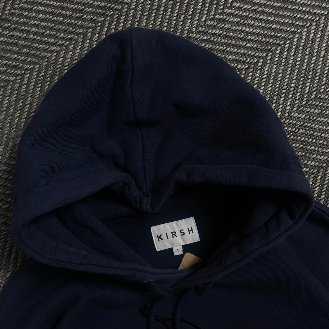 키르시 빅 체리 로고 후드 티셔츠 네이비y 4648 상품이미지6