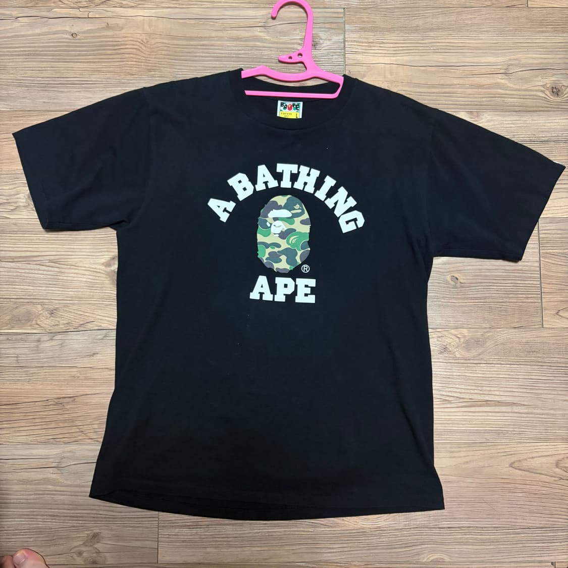 Bape Black T-shirt (베이프 검정 티셔츠) 상품이미지2