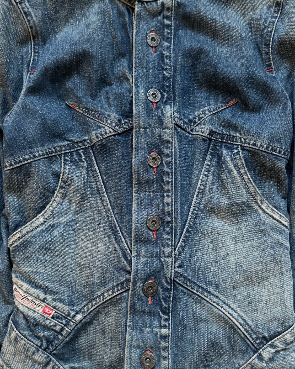 [Diesel] Lace-up Denim Jacket 상품이미지4