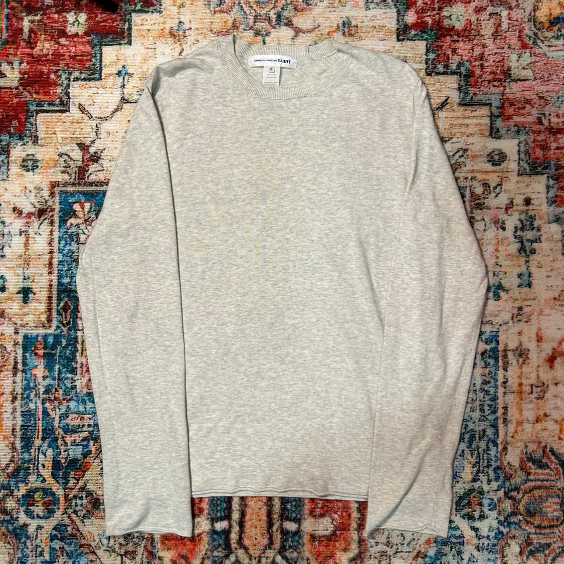 [M] 꼼데가르송 셔츠 컷팅 디테일 롱슬리브 상품이미지1