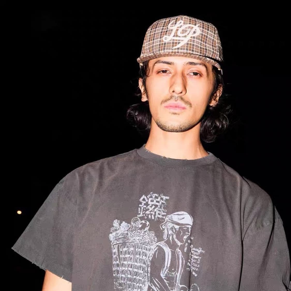 빈티지 체크무드 LP로고 캡  상품이미지3