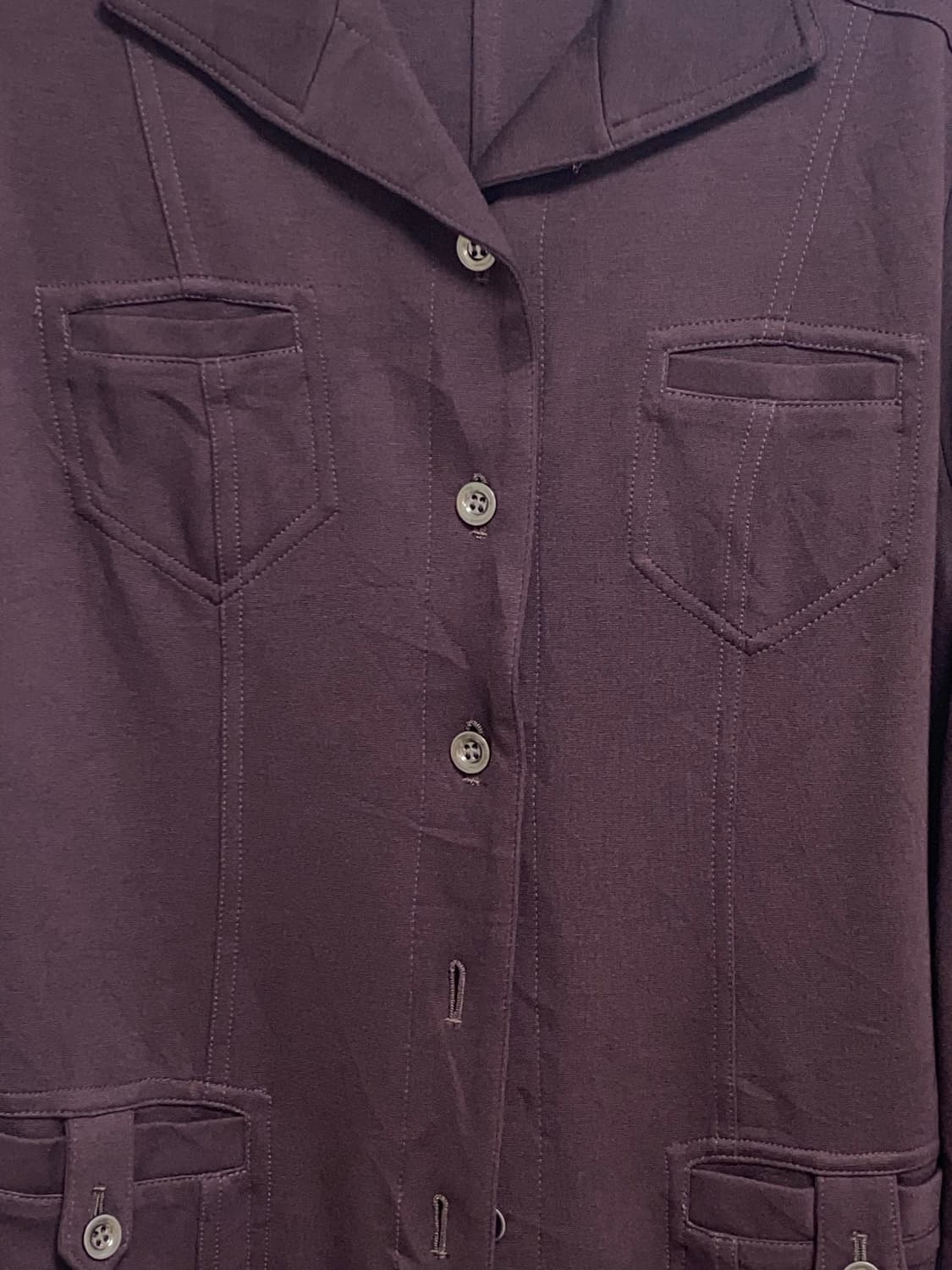 딥 브라운 포켓 셔츠 상품이미지5