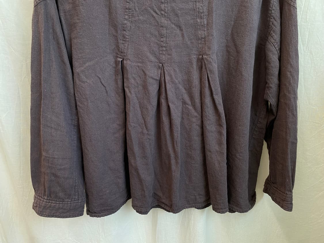 린넨면혼방 내추럴블라우스(M) 상품이미지4