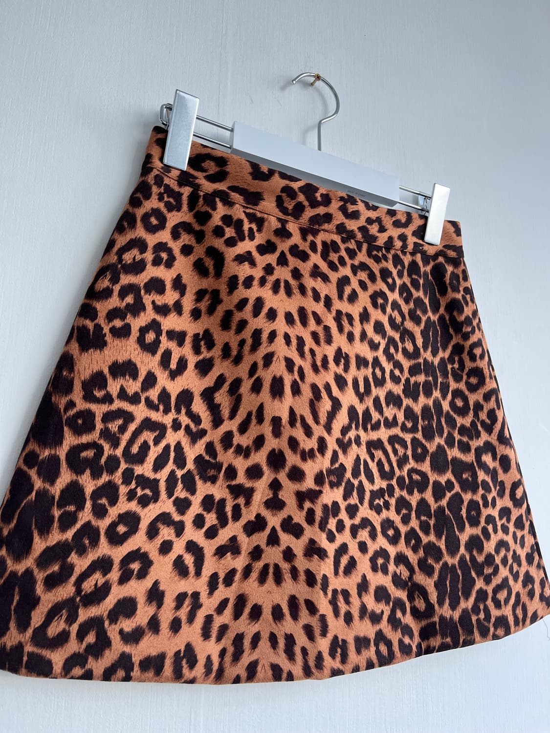 호피 스웨이드 미니 스커트 상품이미지2