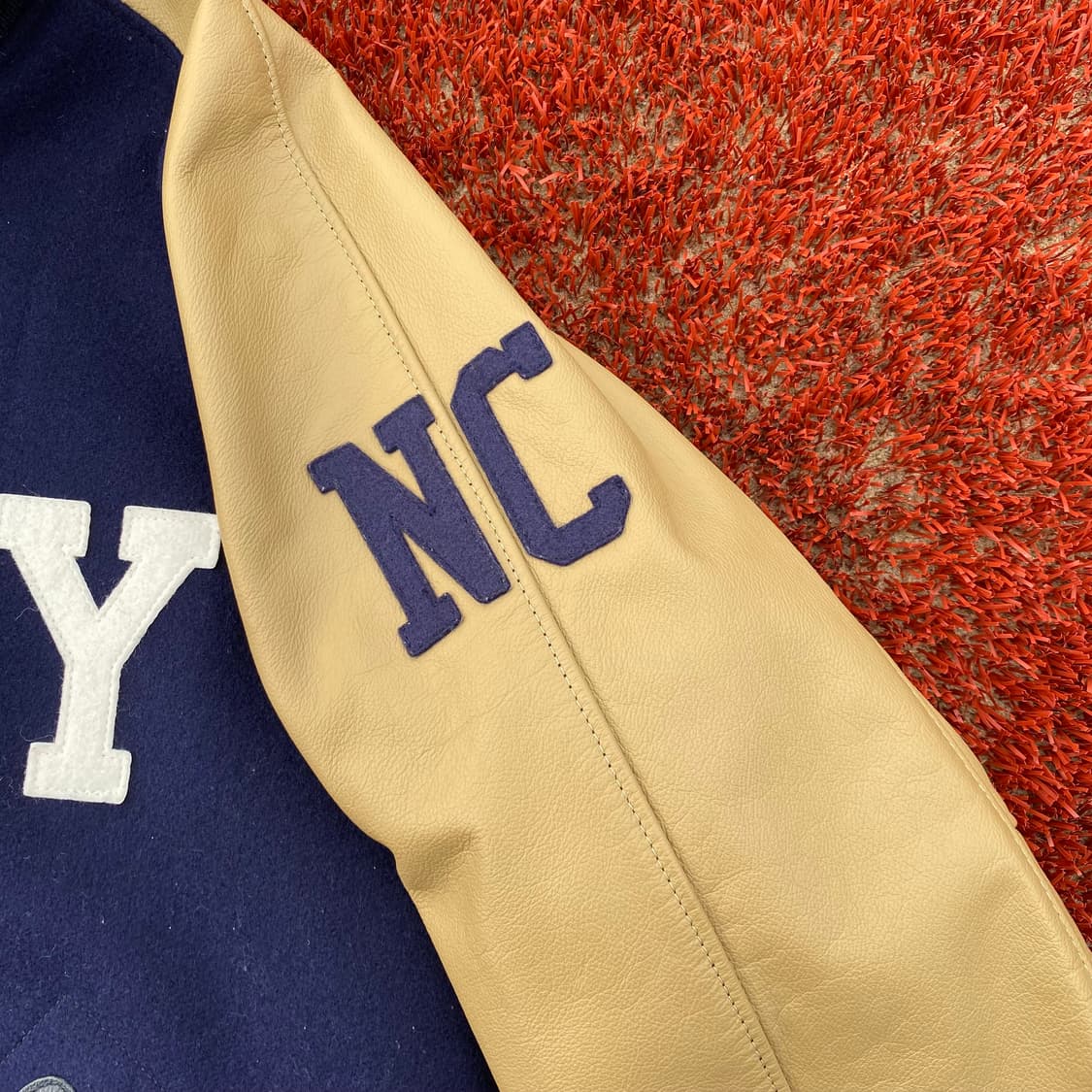 이벳필드 플란넬 네이비 바시티 자켓 l 105 상품이미지5