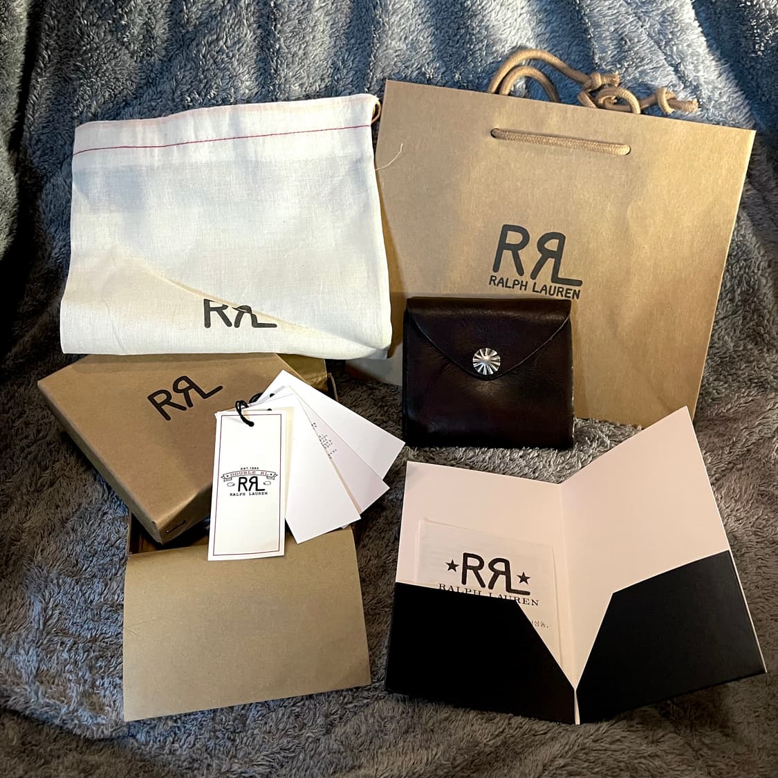 (새상품) 더블알엘 콘초지갑 팝니다 RRL 상품이미지1