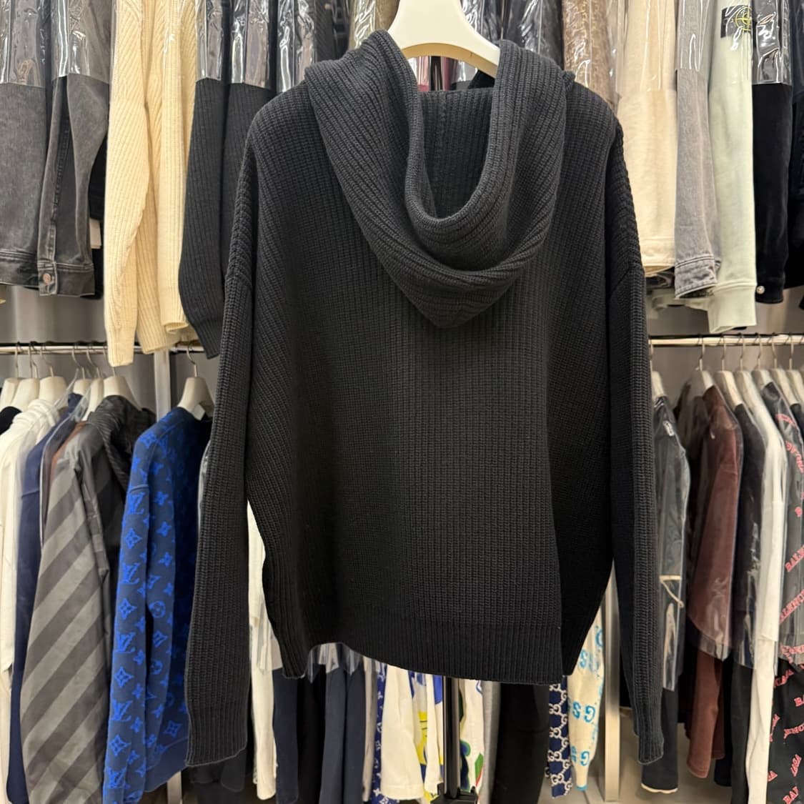 [리오브전포점] 셀린느 리브드 니트 후드 상품이미지2