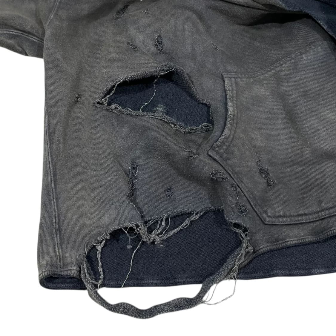 ANCELLM 24AW AGING CRASH HOODIE 상품이미지6