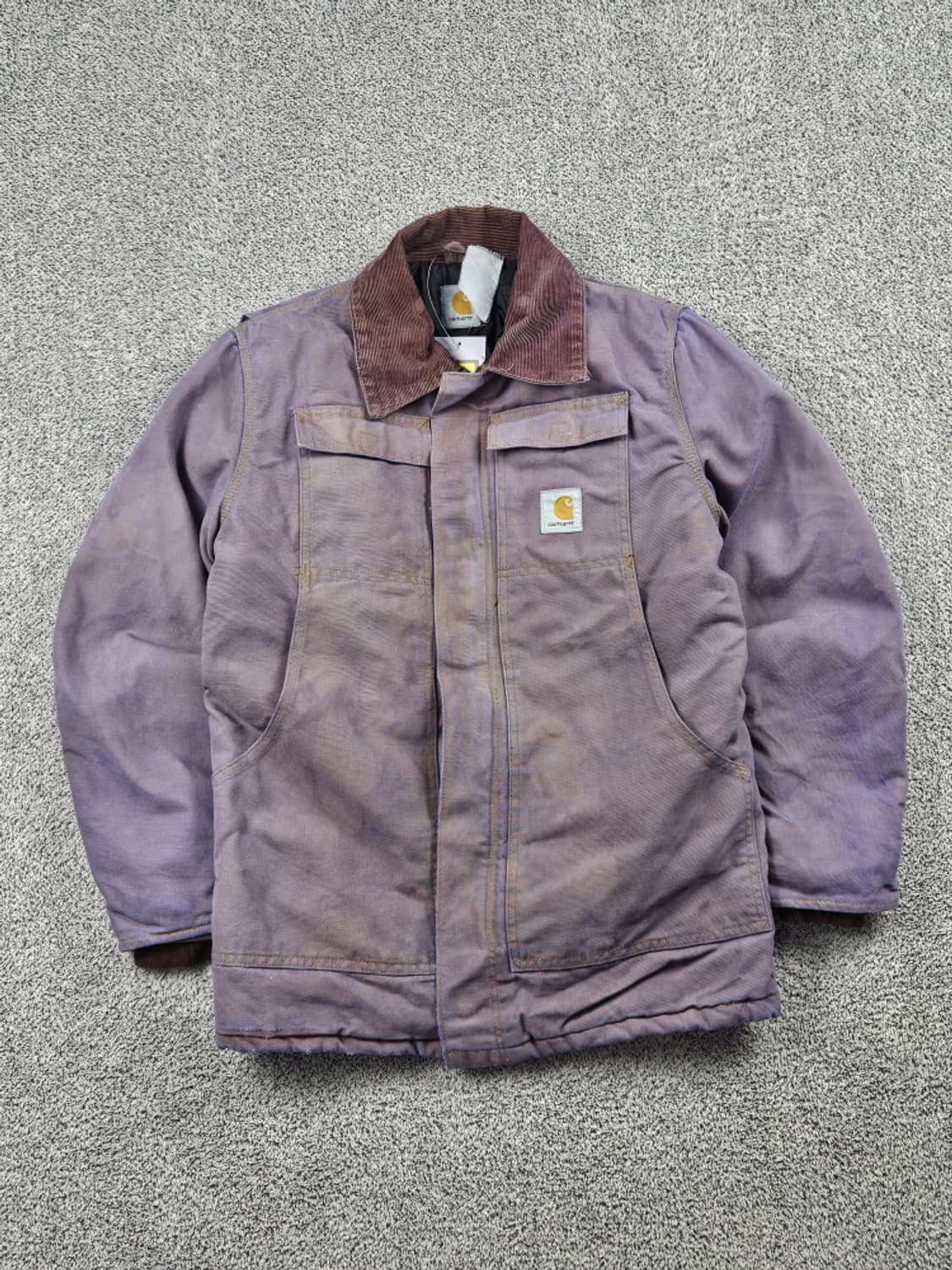 칼하트 퍼플 다잉 커스텀 초어 워크 자켓 ( 상세설명참조 )/ 10068 상품이미지1