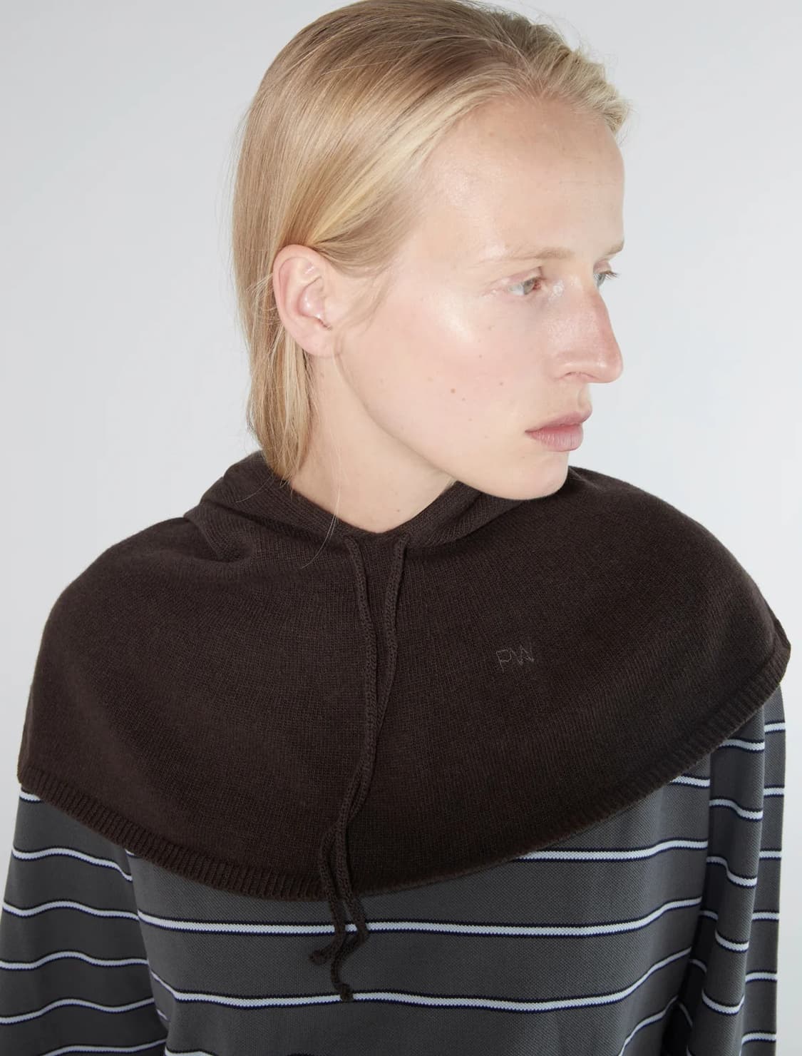 F/ 팔로마울 Luica 후드케이프 상품이미지3