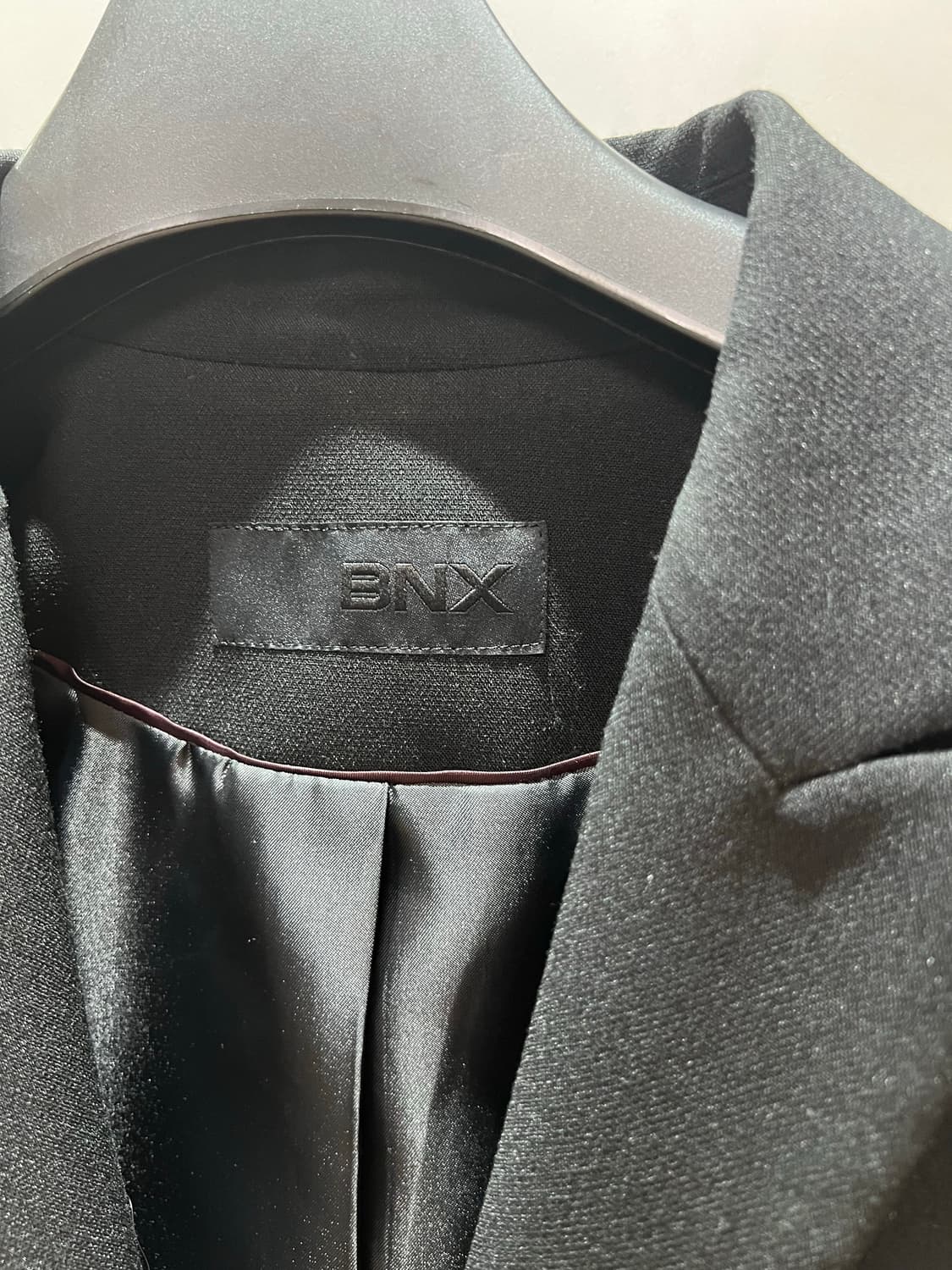 BNX 블랙 원버튼 자켓 상품이미지4