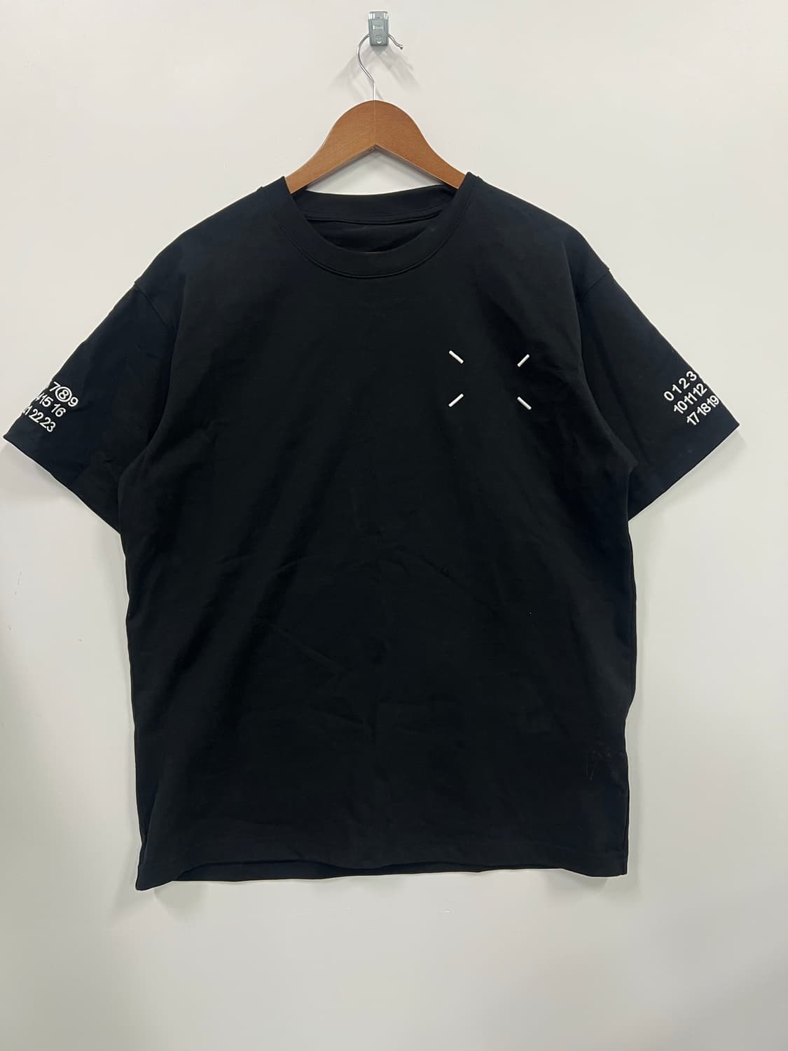 마르지엘라 빈티지 블랙 반팔 티셔츠 상품이미지1