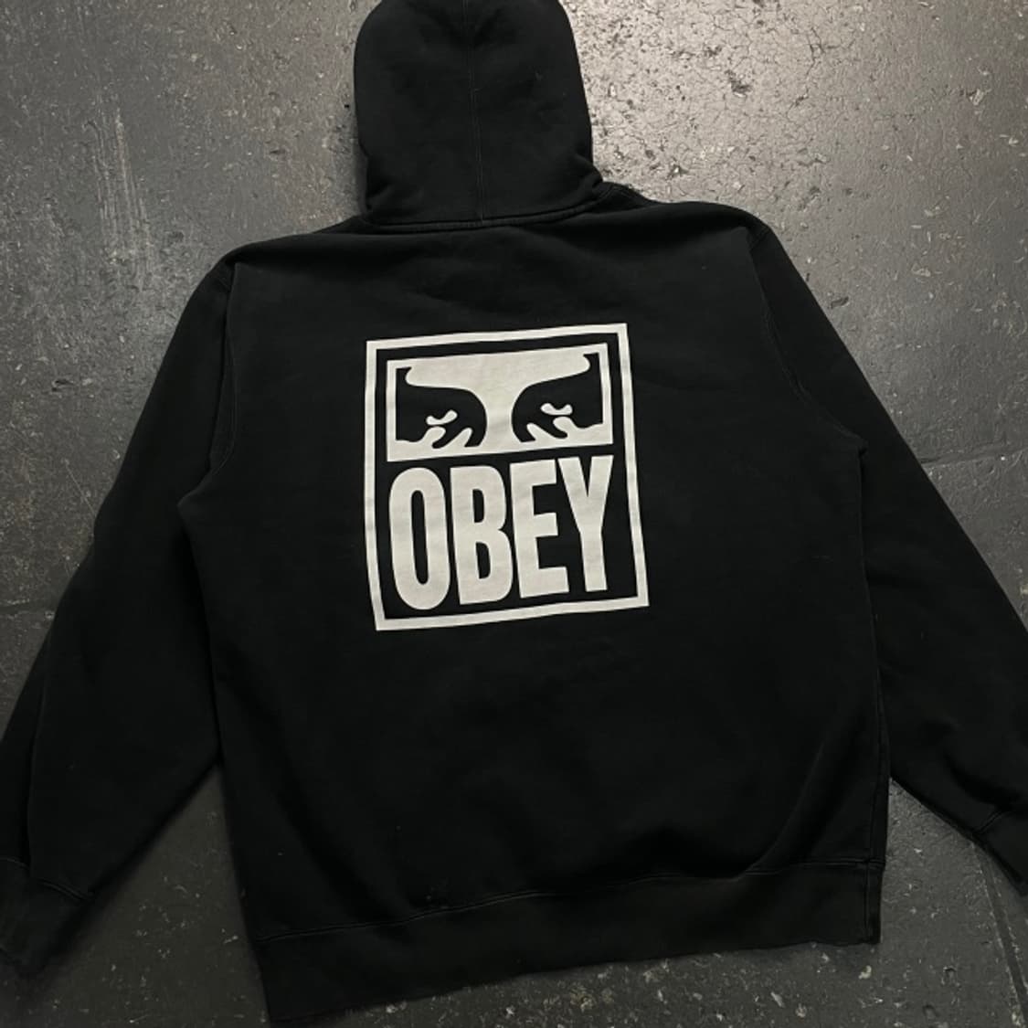 105 오베이 빅로고 후드티 상품이미지5