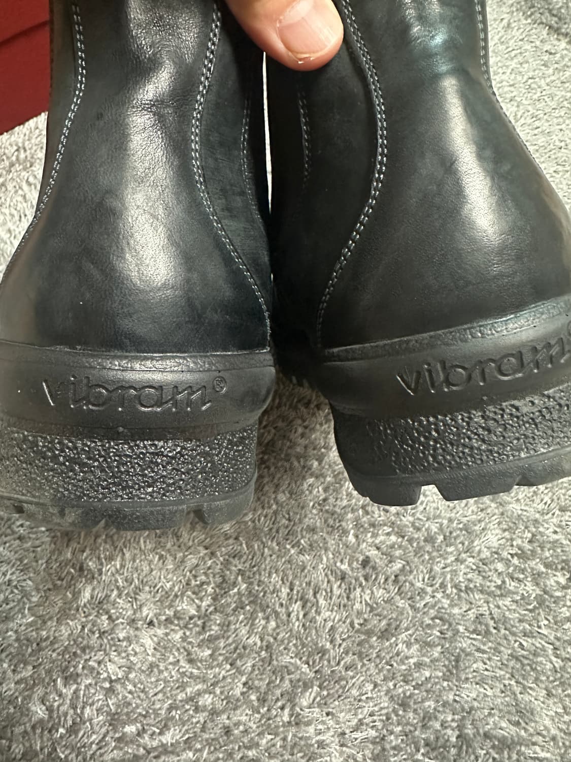 그라더스 첼시 02 레더 부츠 블랙 280 사이즈 상품이미지4