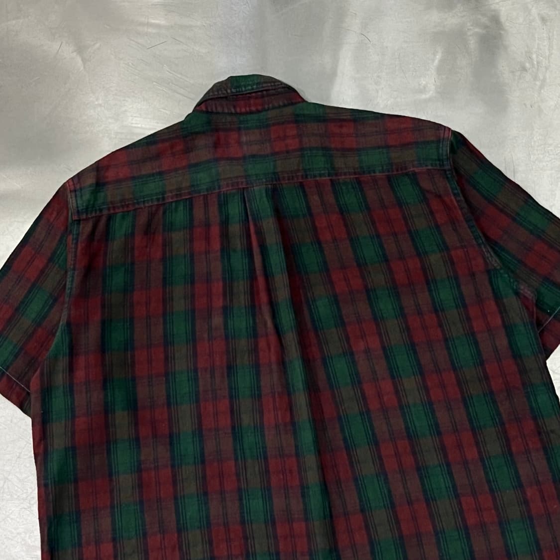  엘엘빈 플란넨 체크 하프 셔츠 y16213 상품이미지5