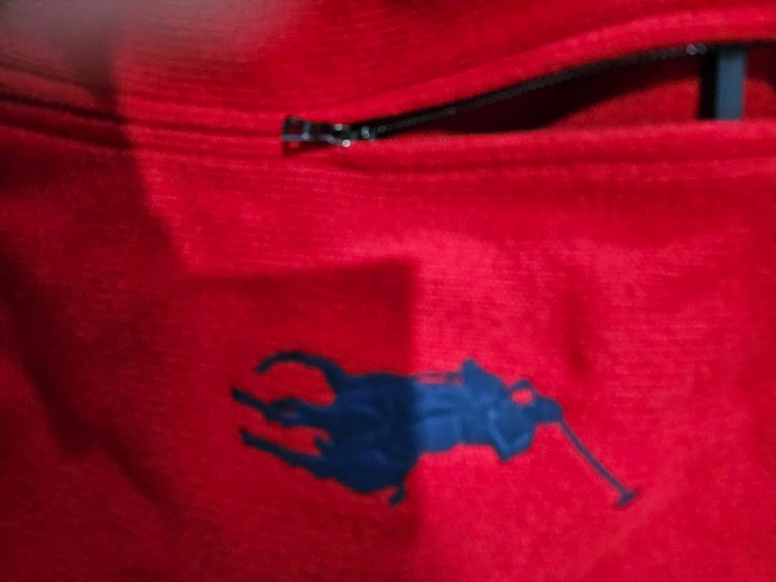 폴로 POLO 레드 빅포니 니트 집업 90~95 / S~M 상품이미지3