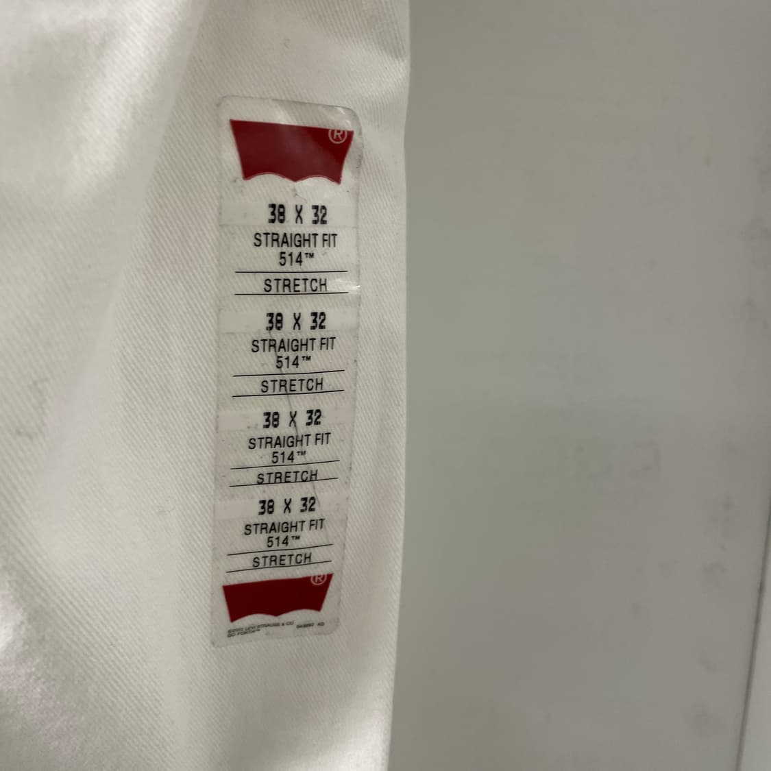 리바이스 514 화이트 데님 팬츠 W38 L32 상품이미지4