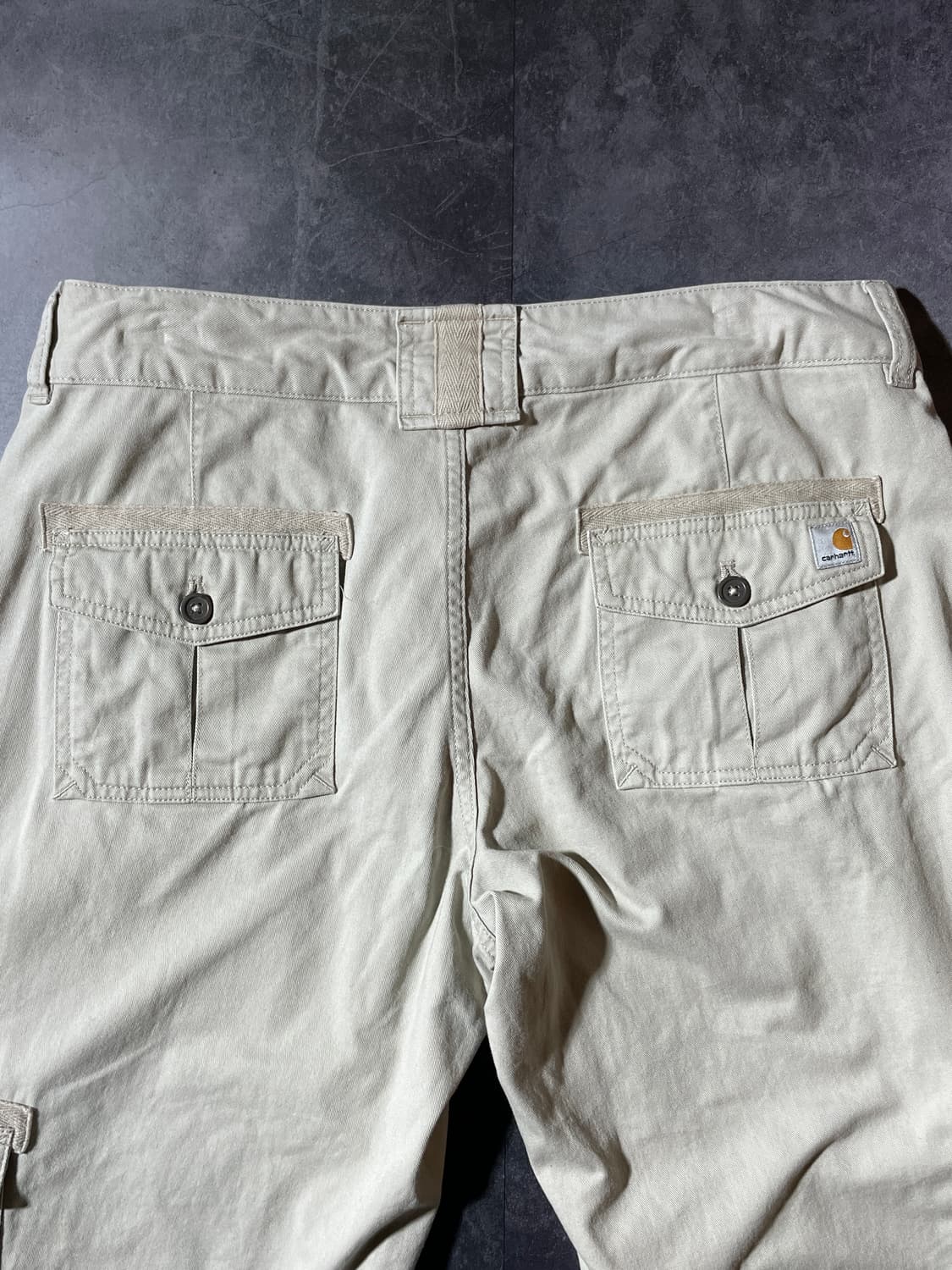 CARHARTT 칼하트 빈티지 베이지 카고 부츠컷 팬츠 상품이미지7