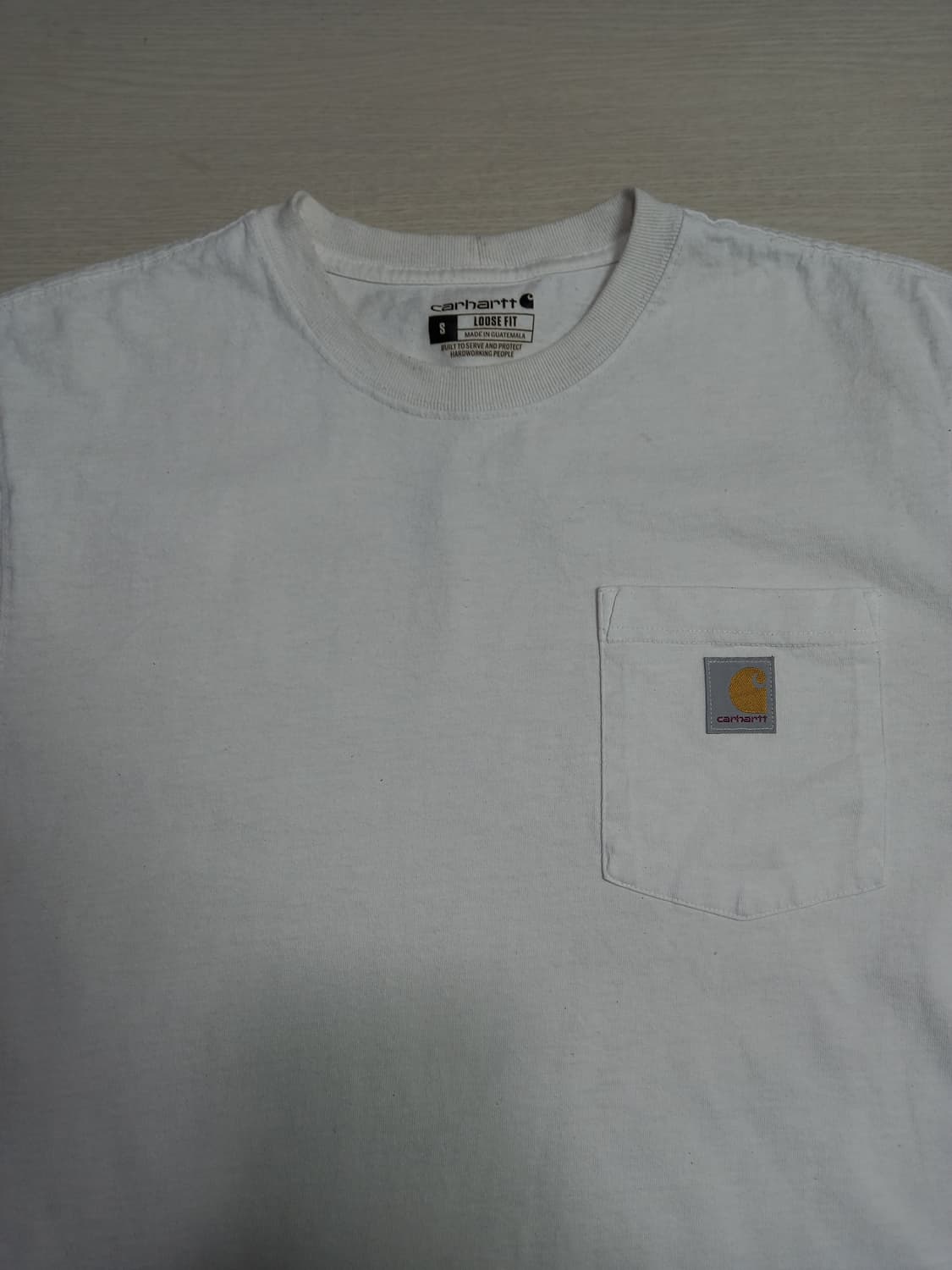 M95-L100 carhartt  반팔티셔츠 화이트 M-11 상품이미지3